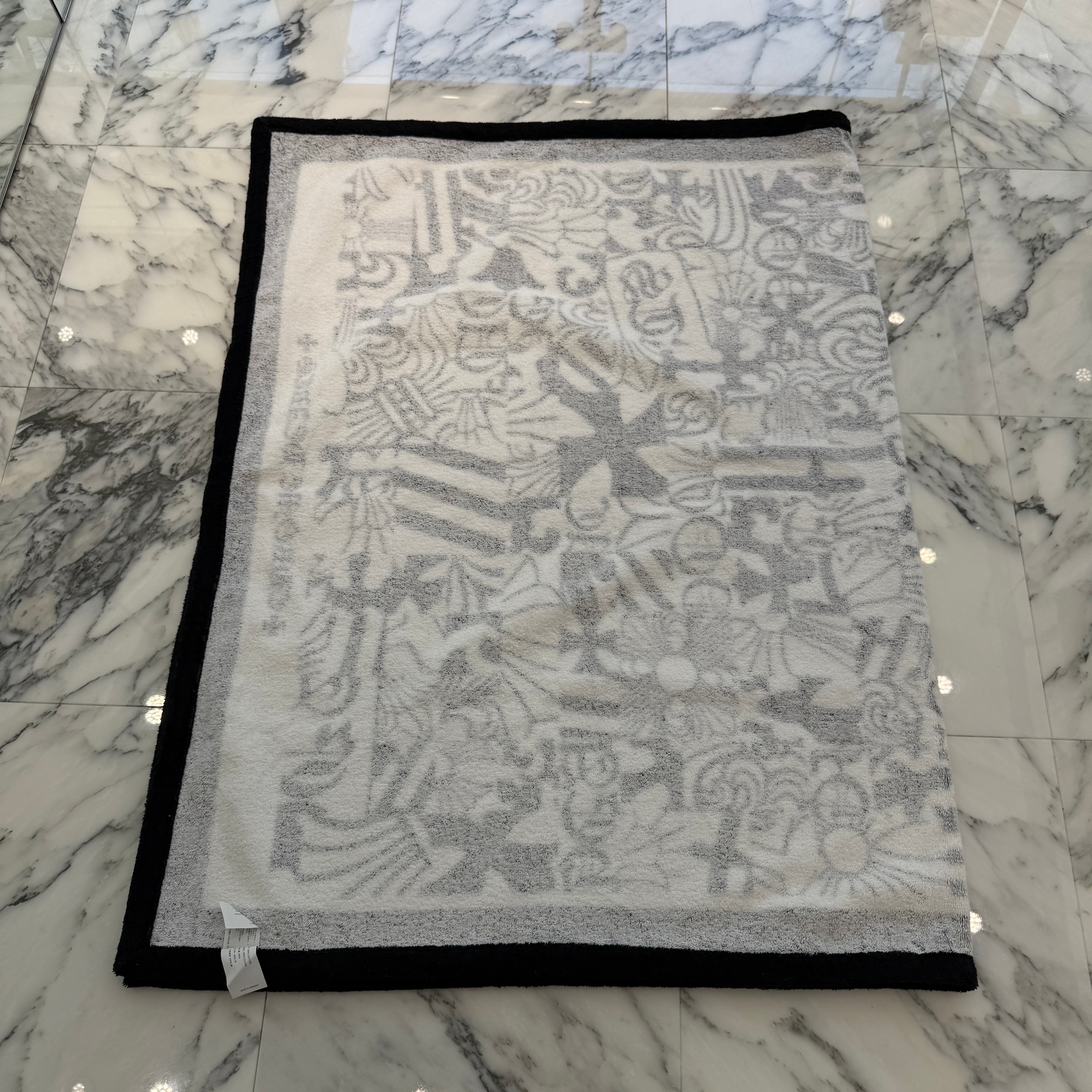 CHROME HEARTS Multi Logo Jacquard Beach Towel クロムハーツ マルチロゴ ジャカード ビーチタオル