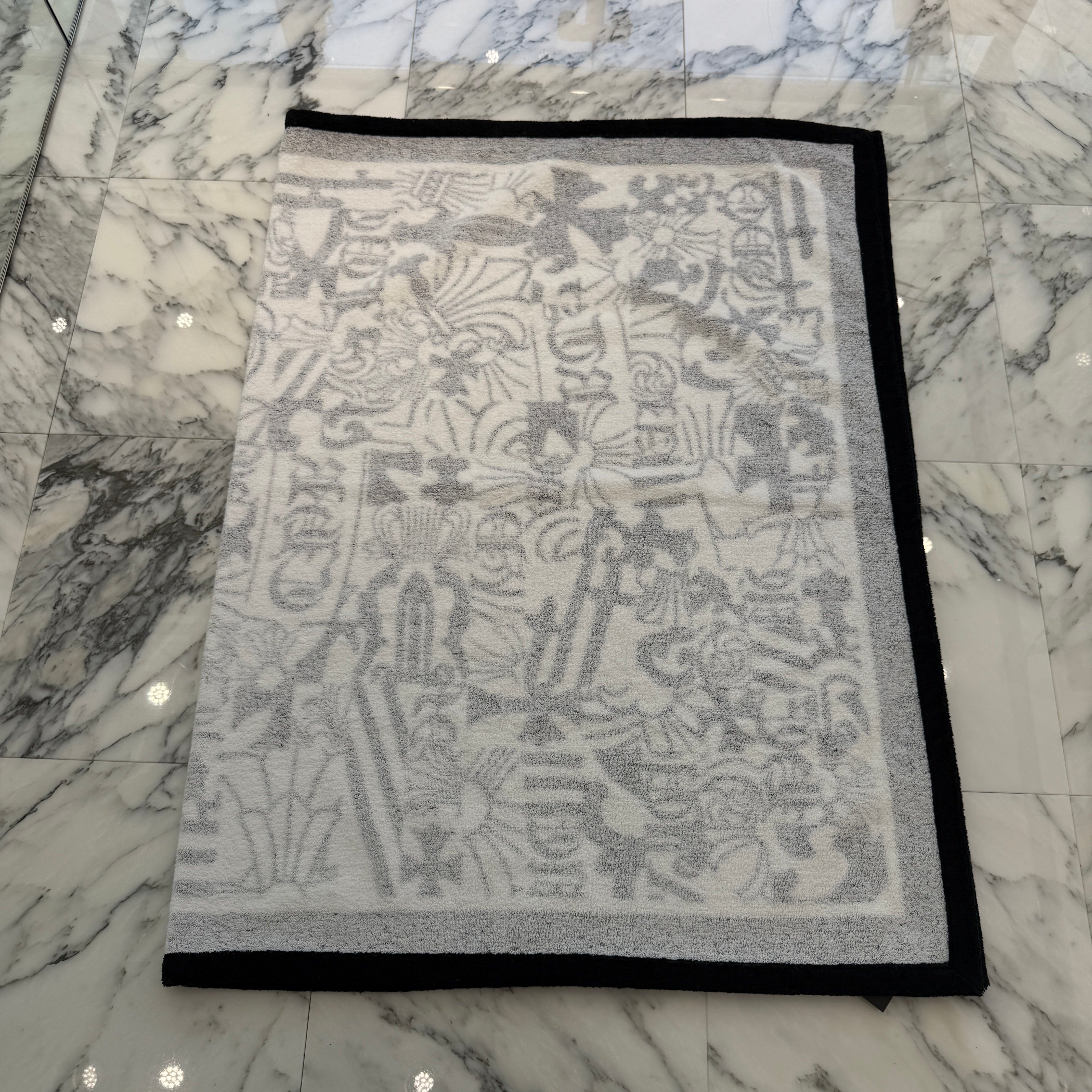 CHROME HEARTS Multi Logo Jacquard Beach Towel クロムハーツ マルチロゴ ジャカード ビーチタオル