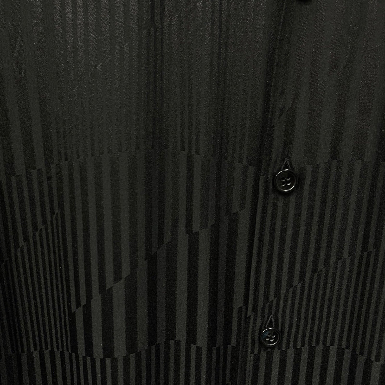 SAINT LAURENT PARIS 2019AW Silk Stripes Shirt 653860 Y1D89 Size 37