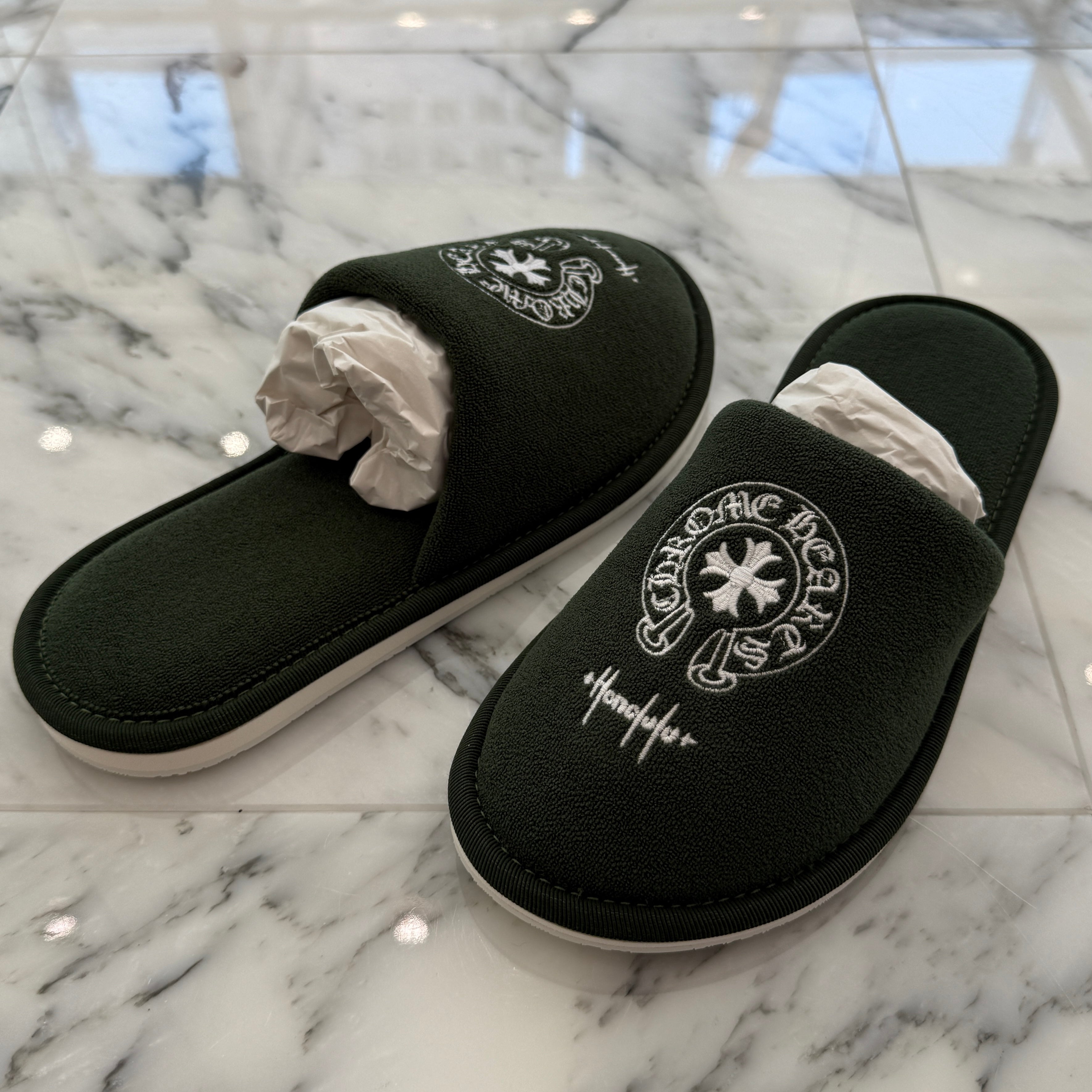 CHROME HEARTS Honolulu Limited Horseshoe Hotel Slippers Sandals Size S クロムハーツ ホノルル限定 ホースシューホテルスリッパ サンダル サイズS