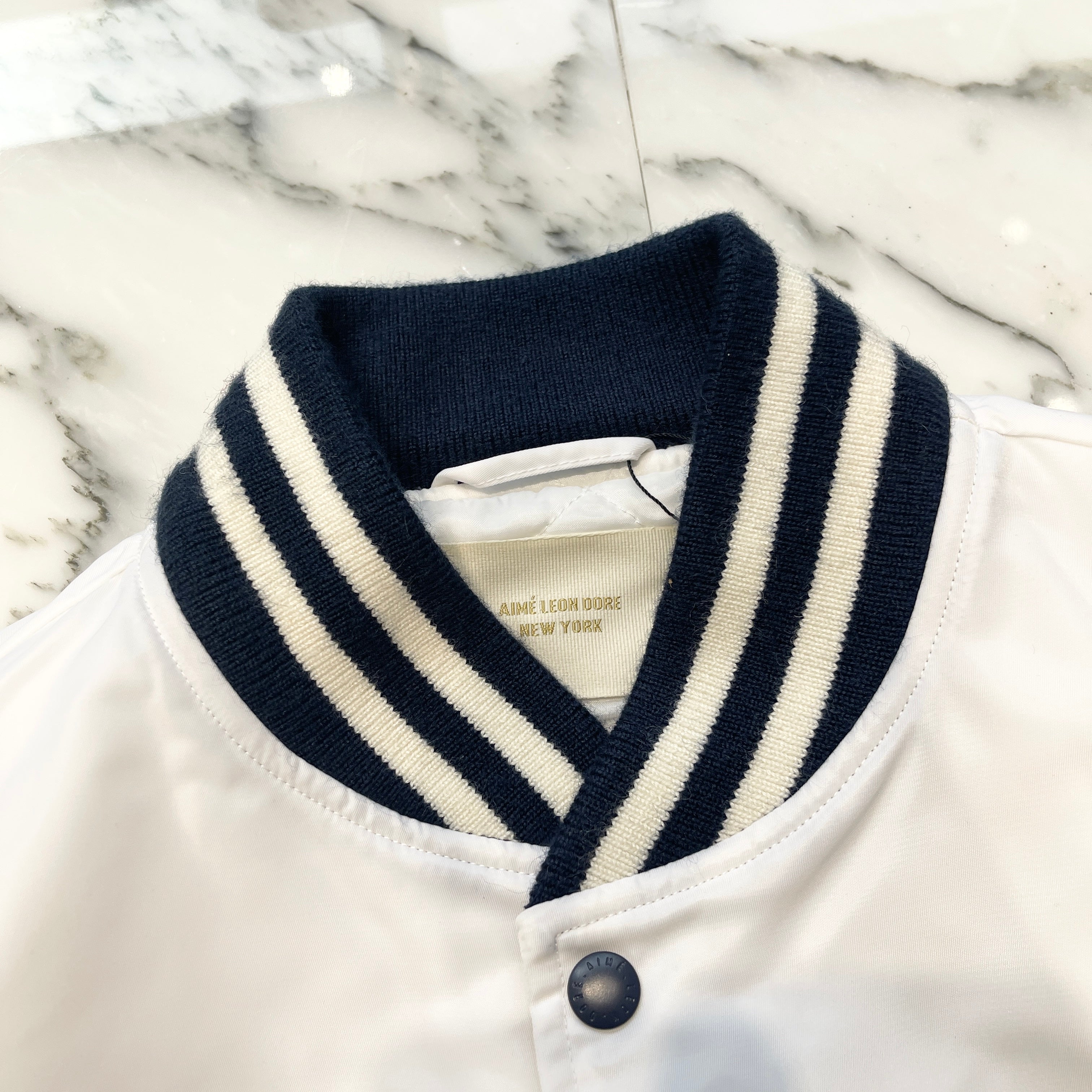 Aime Leon Dore 2022 Yankees Satin Stadium Jacket Size L エメ レオン ドレ 2022 ヤンキース サテン スタジアム ジャケットサイズL