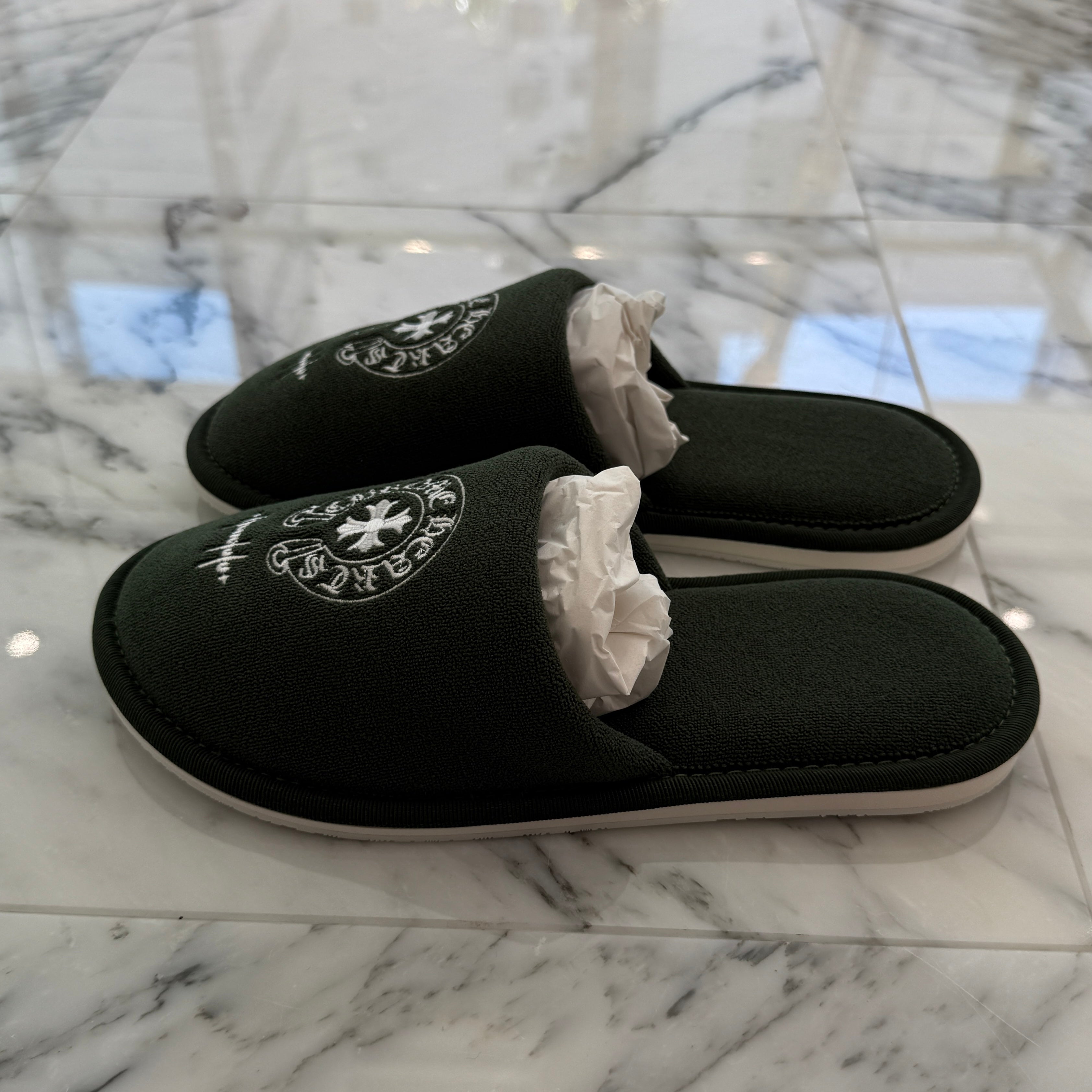 CHROME HEARTS Honolulu Limited Horseshoe Hotel Slippers Sandals
