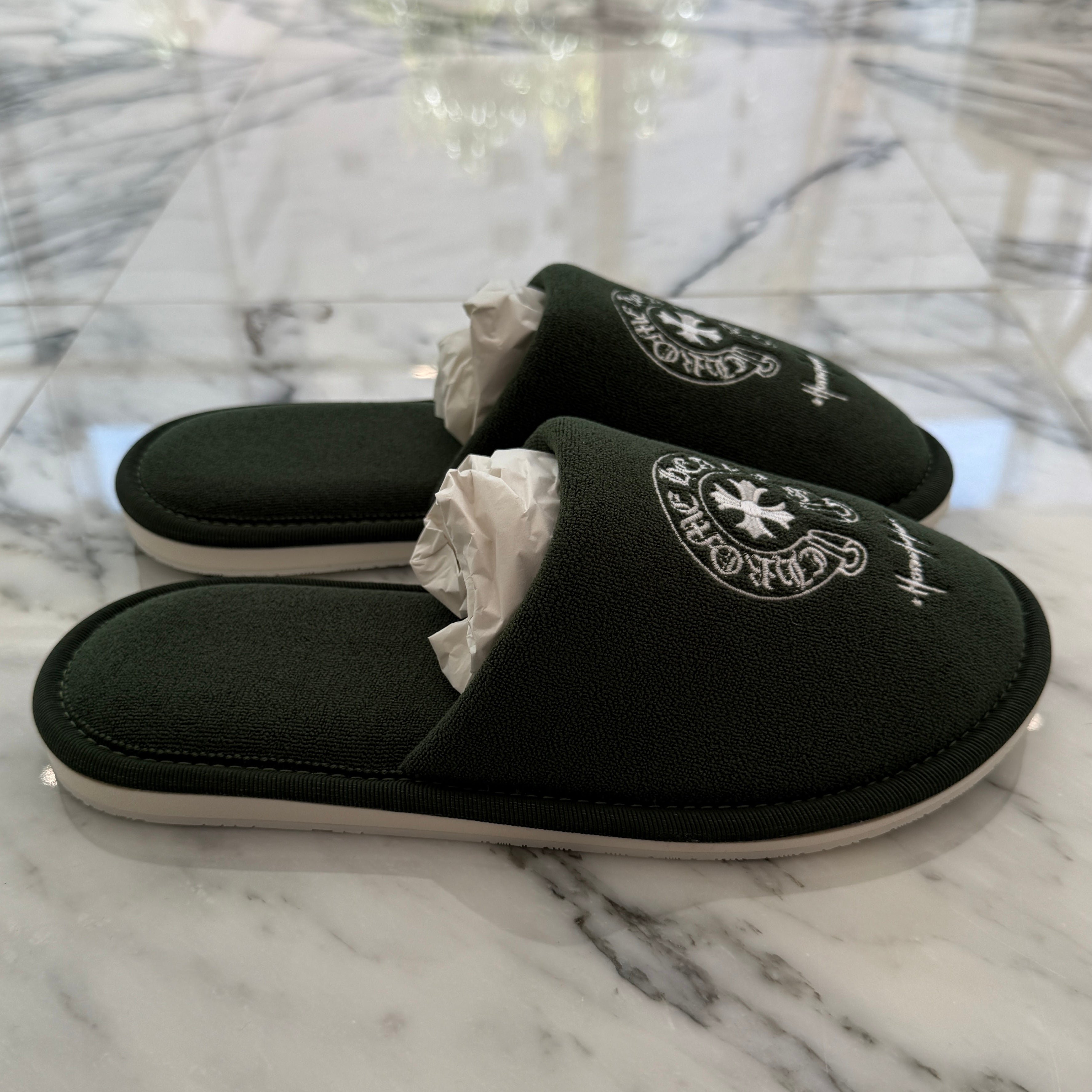 CHROME HEARTS Honolulu Limited Horseshoe Hotel Slippers Sandals Size S クロムハーツ ホノルル限定 ホースシューホテルスリッパ サンダル サイズS