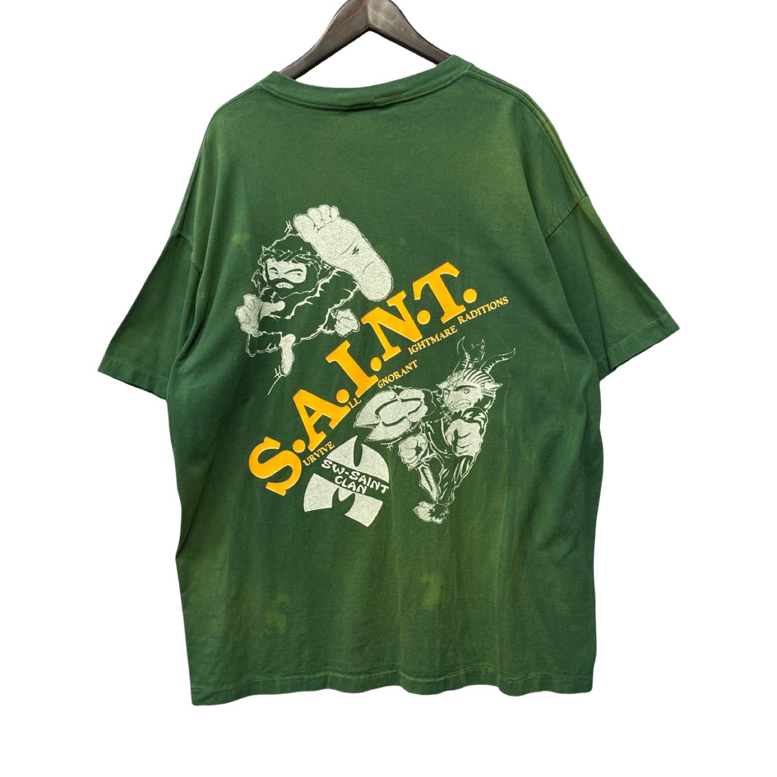 SAINT Mxxxxxx × Sean Wotherspoon 2024SS Saint Clans Print Tee SM-YS8-0000-C16 Size XXL