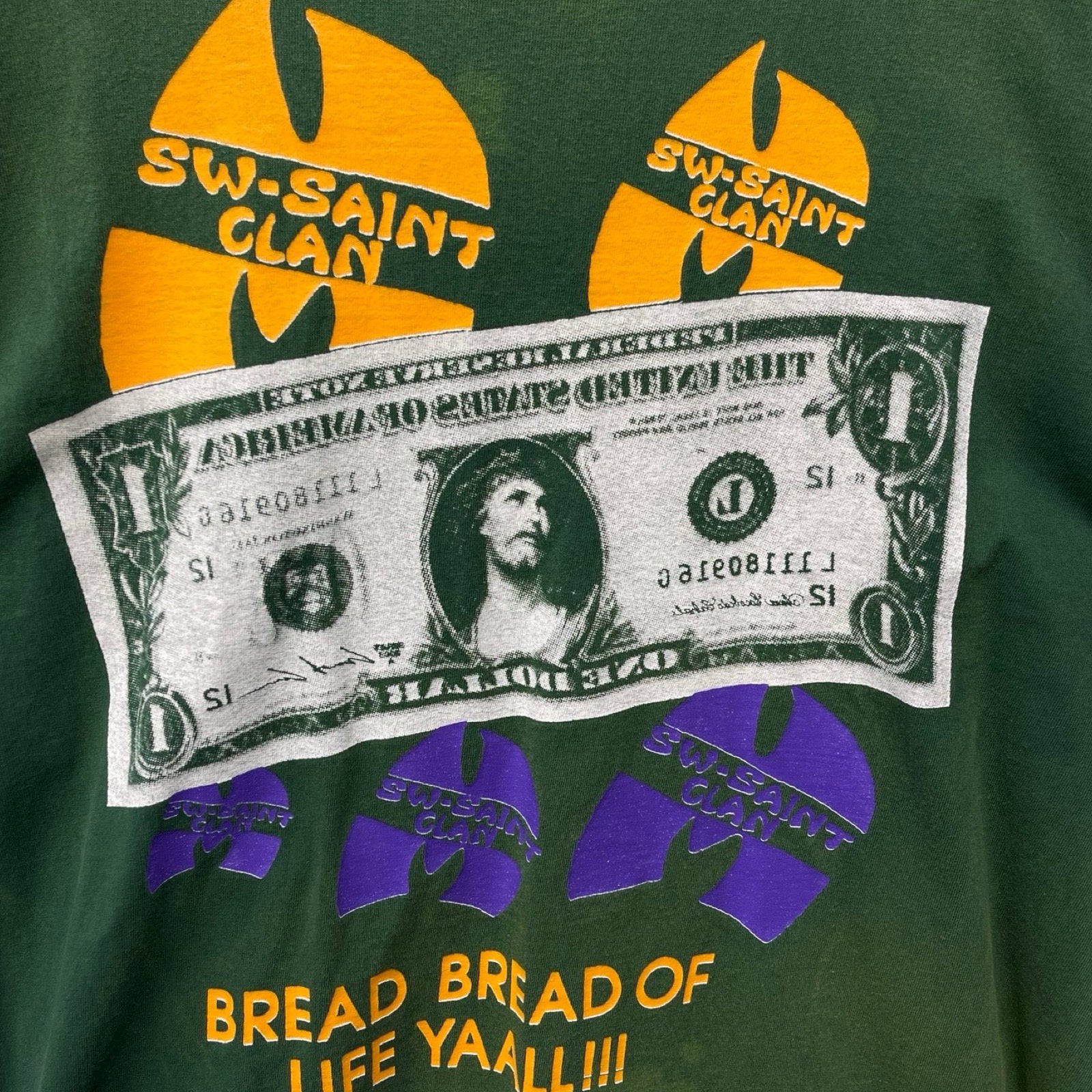 SAINT Mxxxxxx × Sean Wotherspoon 2024SS Saint Clans Print Tee SM-YS8-0000-C16 Size XXL