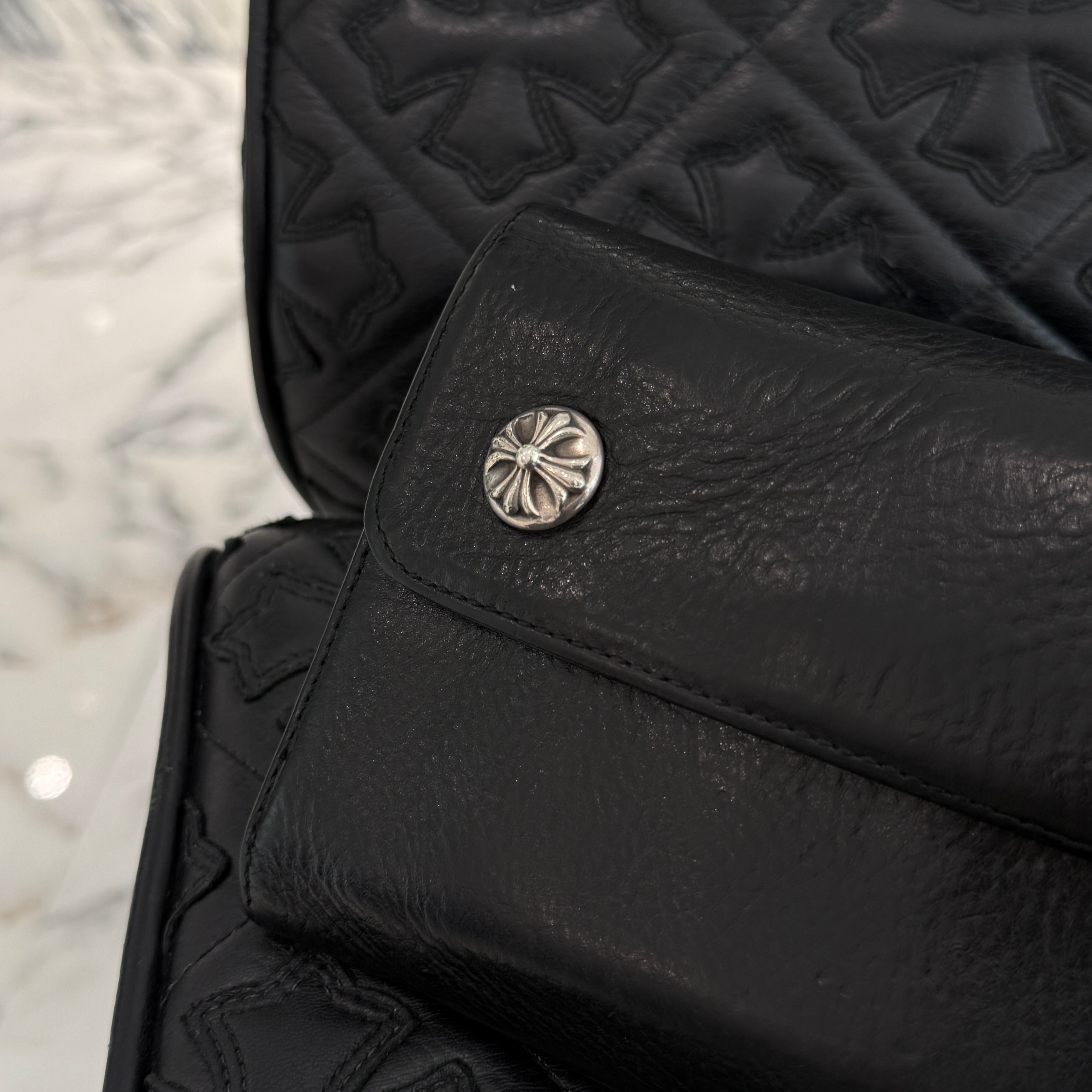 CHROME HEARTS Wave Cross Ball Wallet クロムハーツ ウェーブクロスボール ウォレット