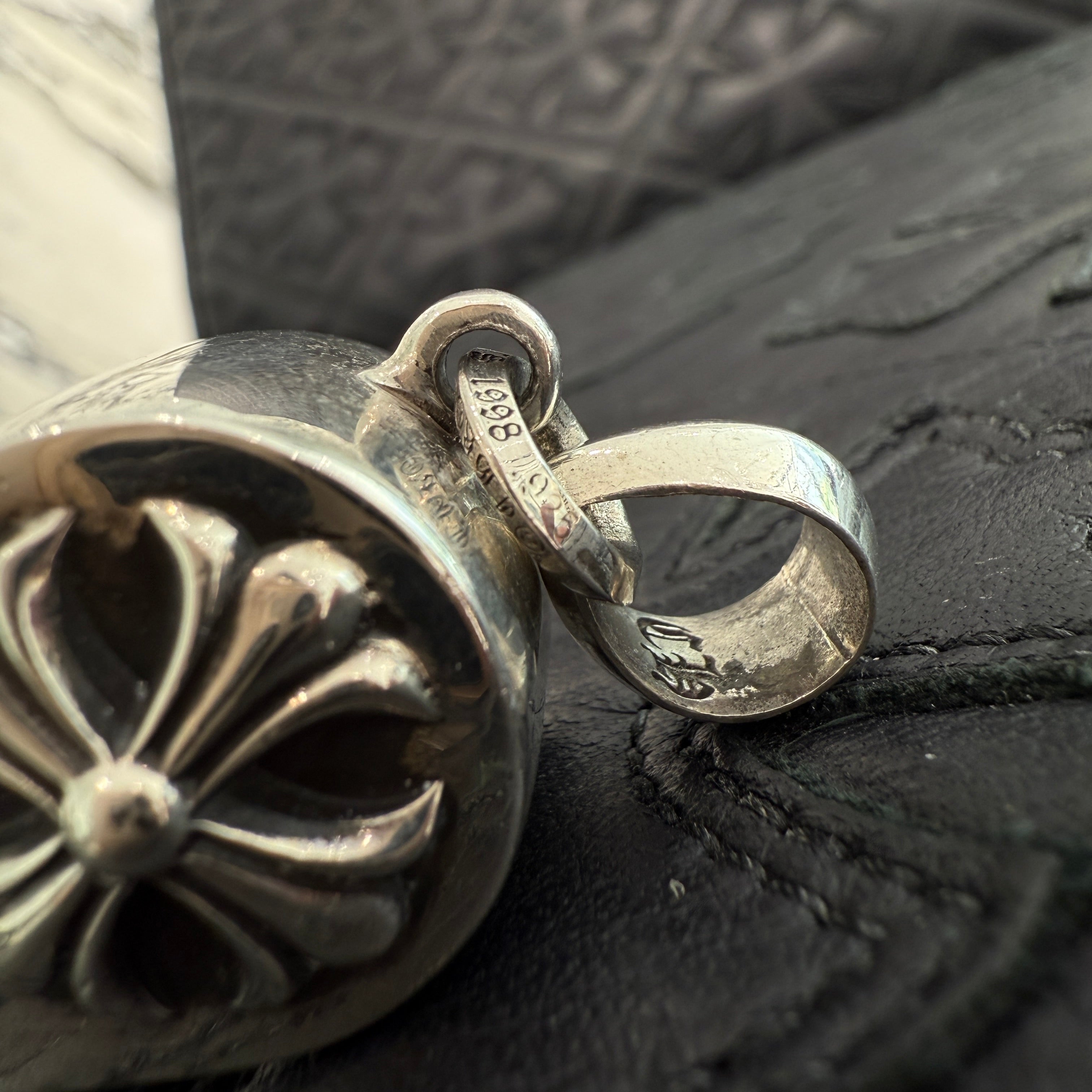 CHROME HEARTS CH Plus Large Whistle With Bail Ball Chain Pendant Top クロムハーツ CHプラス ラージ ホイッスル ウィズベイル ボールチェーン ペンダントトップ シルバー925