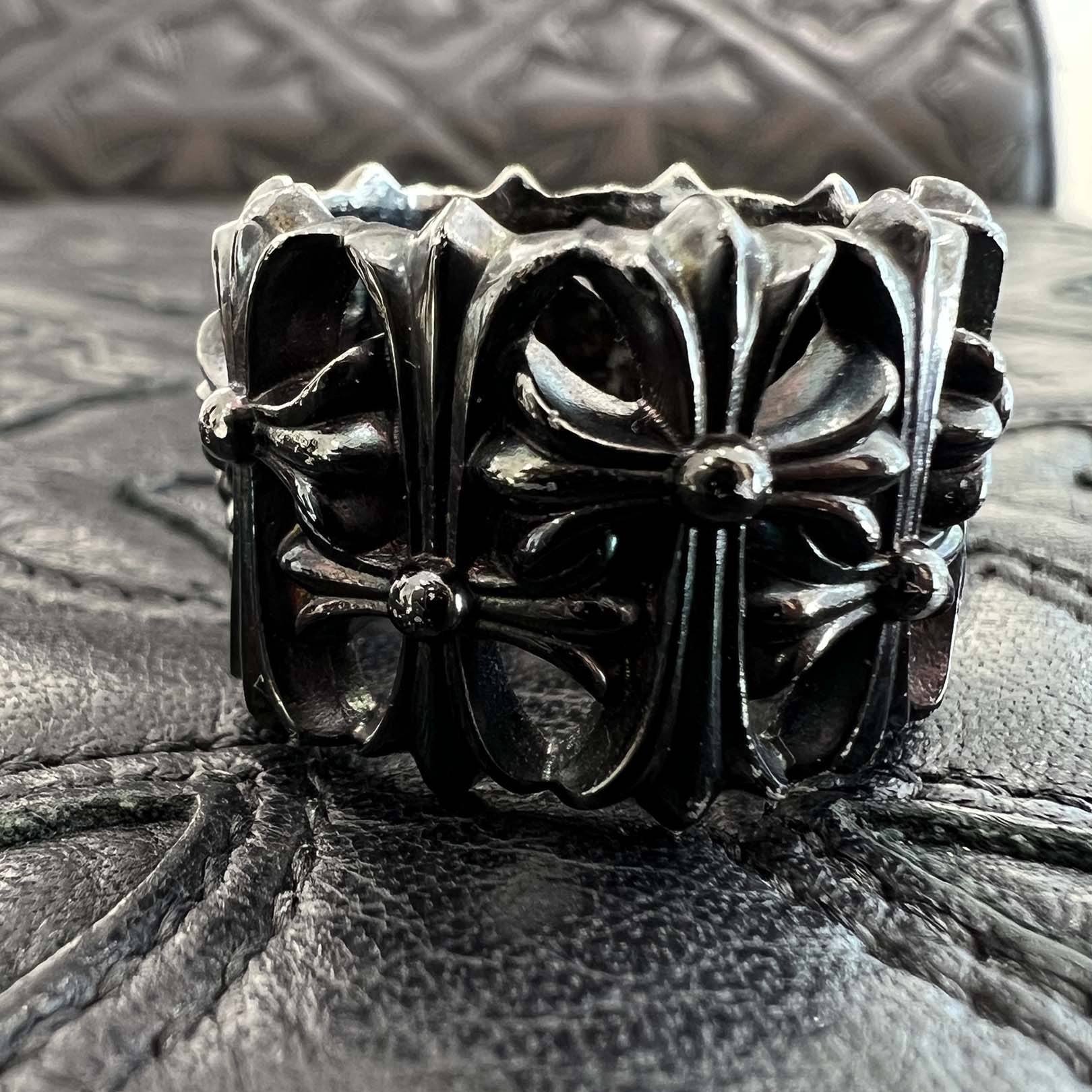 CHROME HEARTS Cemetery Cross Ring Size 17.5号 クロムハーツ