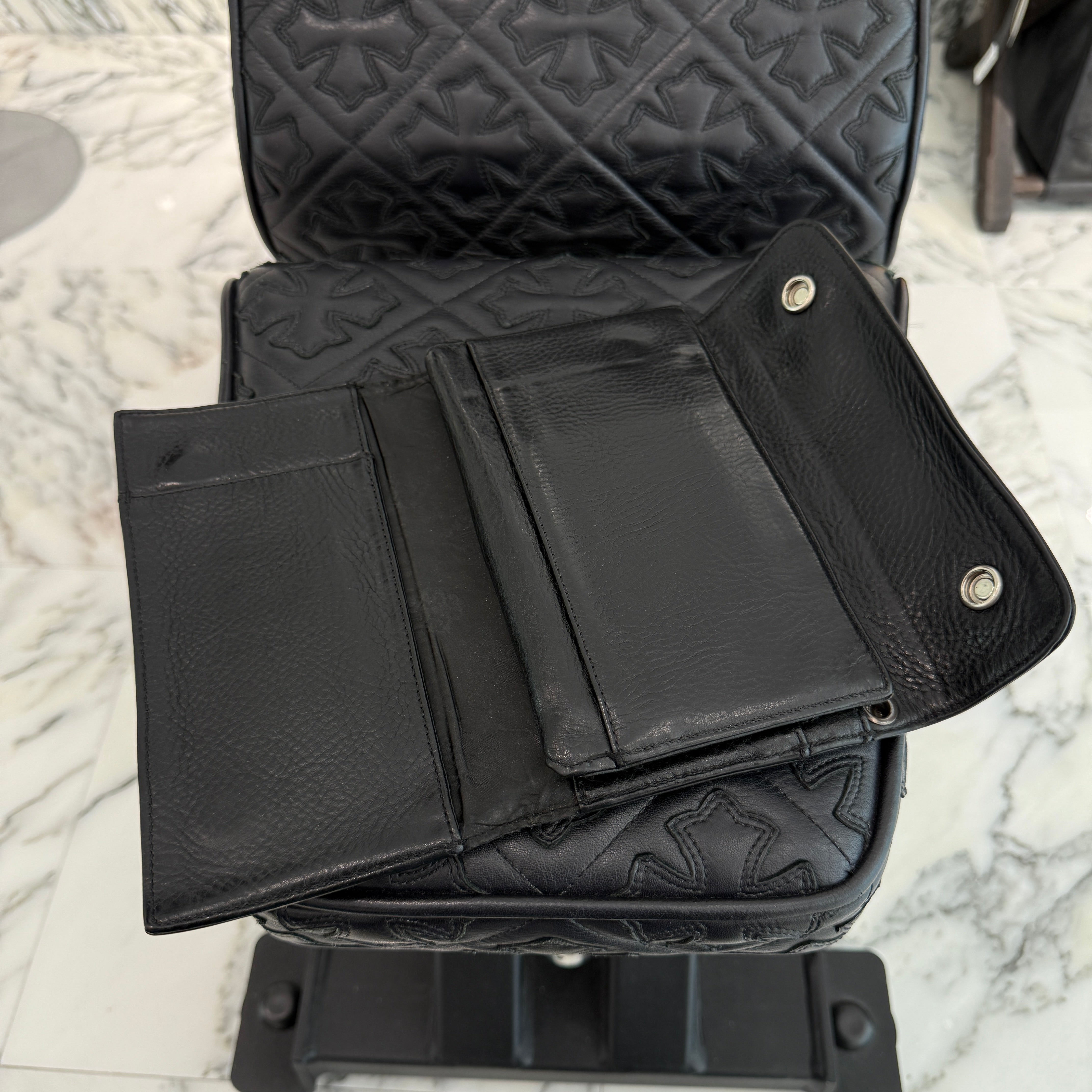 CHROME HEARTS Wave Cross Ball Wallet クロムハーツ ウェーブクロスボール ウォレット