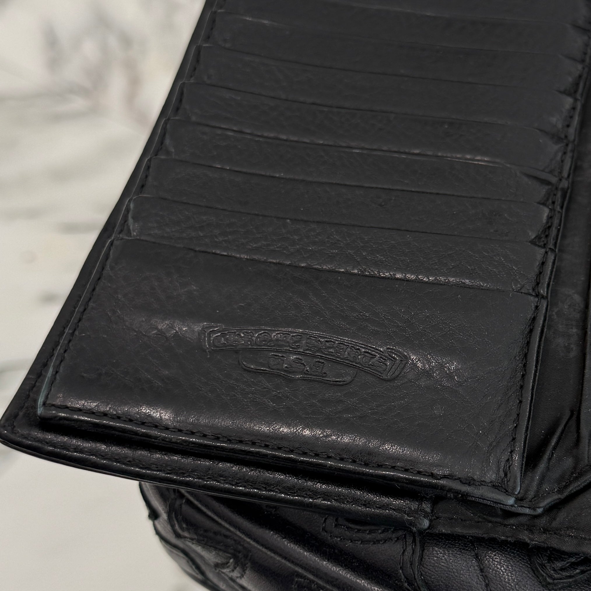 CHROME HEARTS Wave Cross Ball Wallet クロムハーツ ウェーブクロスボール ウォレット