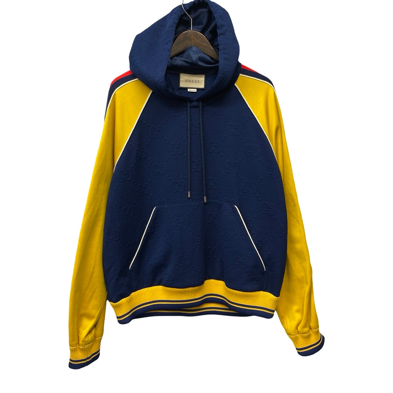 GUCCI 2023AW GG Jacquard Hoodie 676100 XJDVW Size L