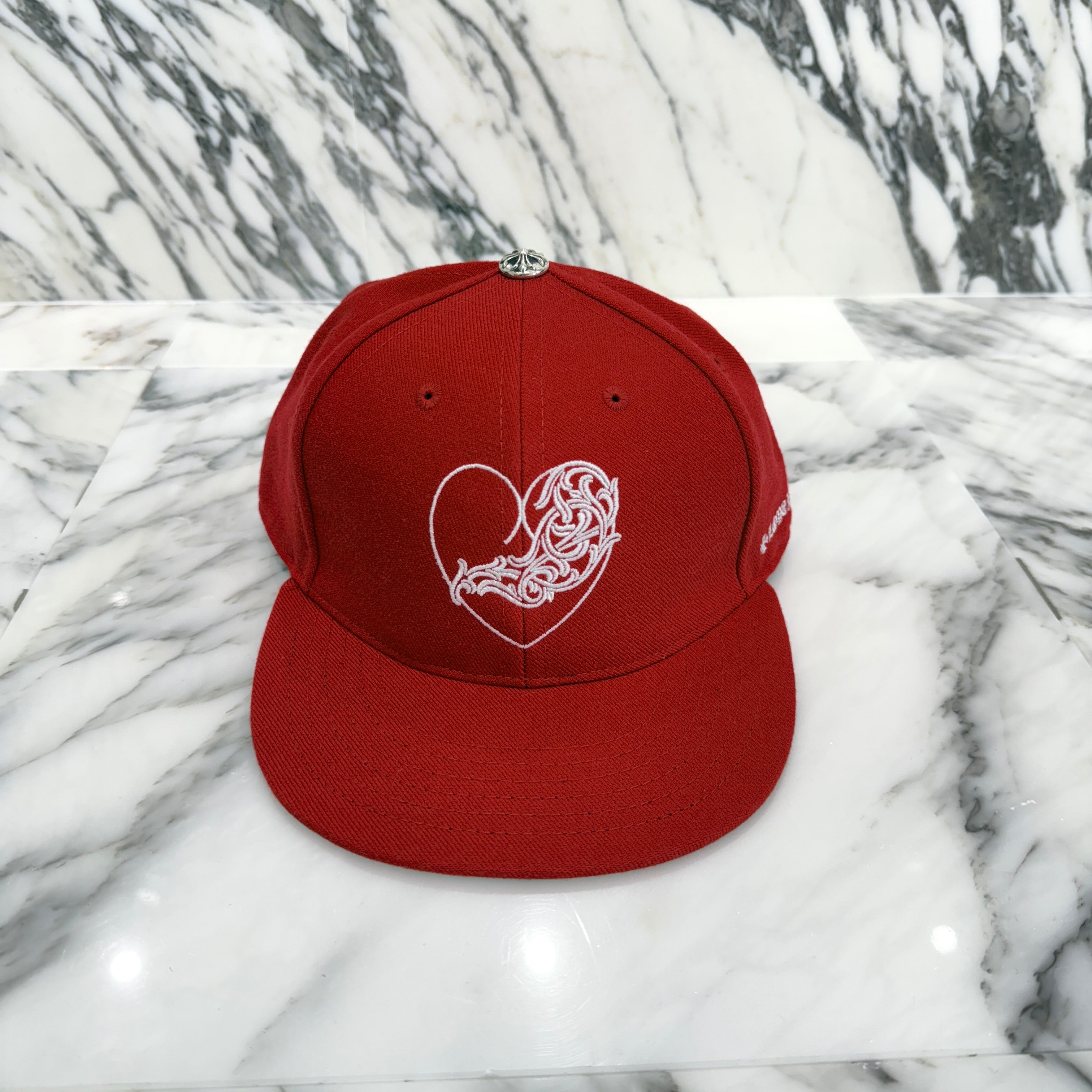 CHROME HEARTS CH Heart Embroidery "Love You" Trucker Cap Size 7 1/4（57.8cm）