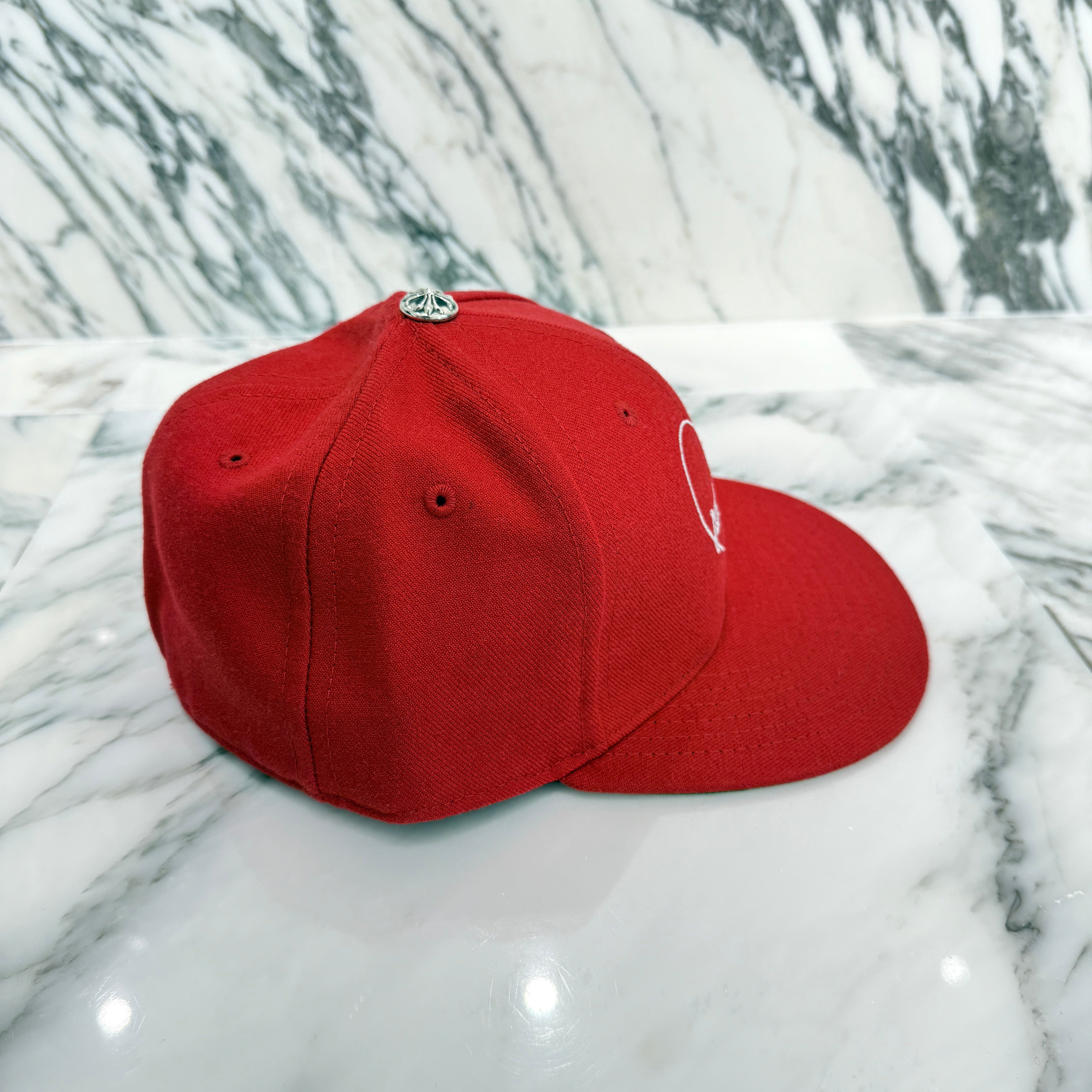 CHROME HEARTS CH Heart Embroidery "Love You" Trucker Cap Size 7 1/4（57.8cm）