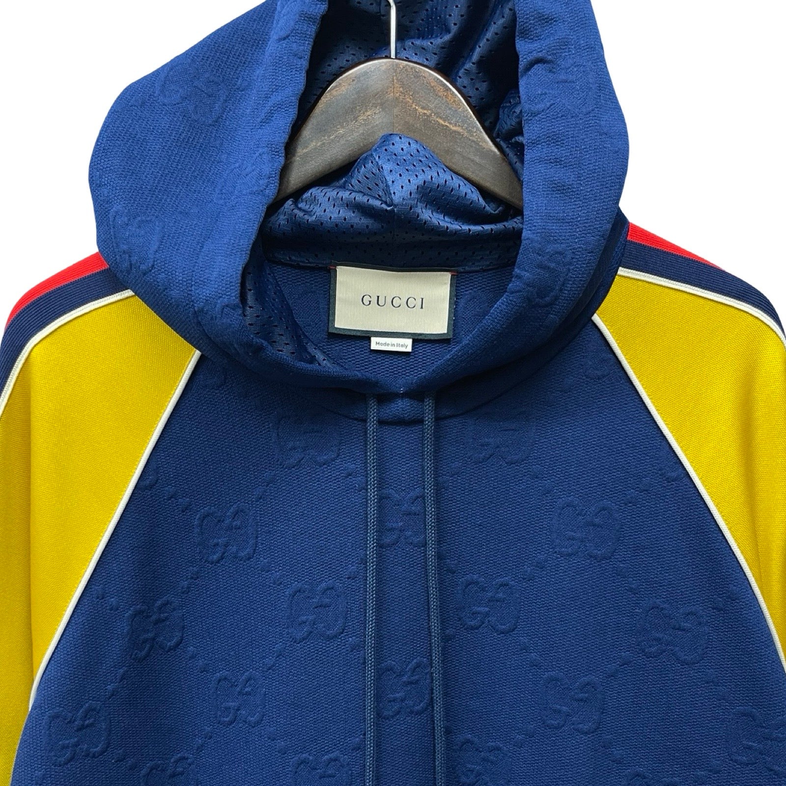 GUCCI 2023AW GG Jacquard Hoodie 676100 XJDVW Size L