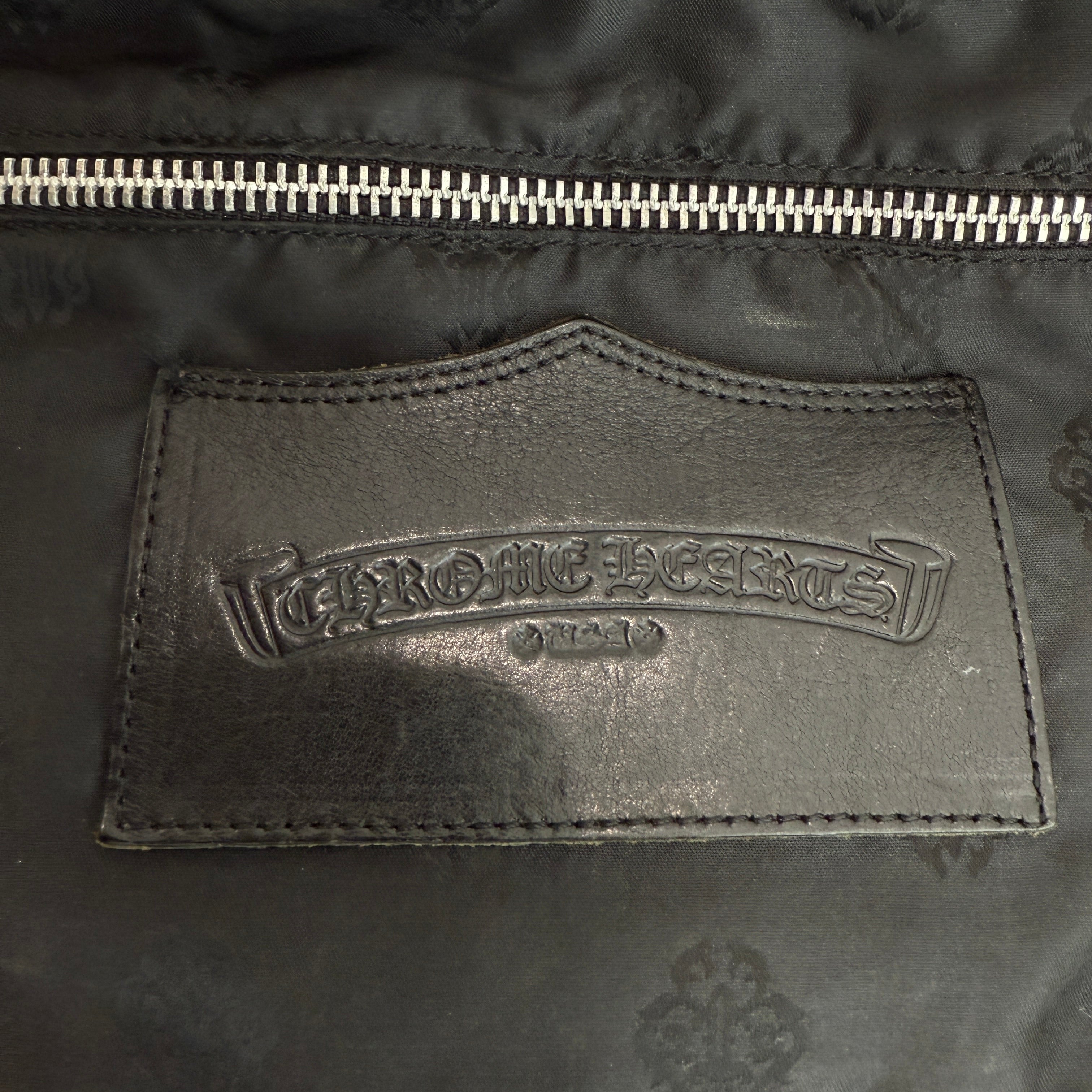 CHROME HEARTS Camouflage 1 Cross Leather Patch FS Tote Bag クロムハーツ カモフラージュ 1クロス レザーパッチ FS トートバッグ