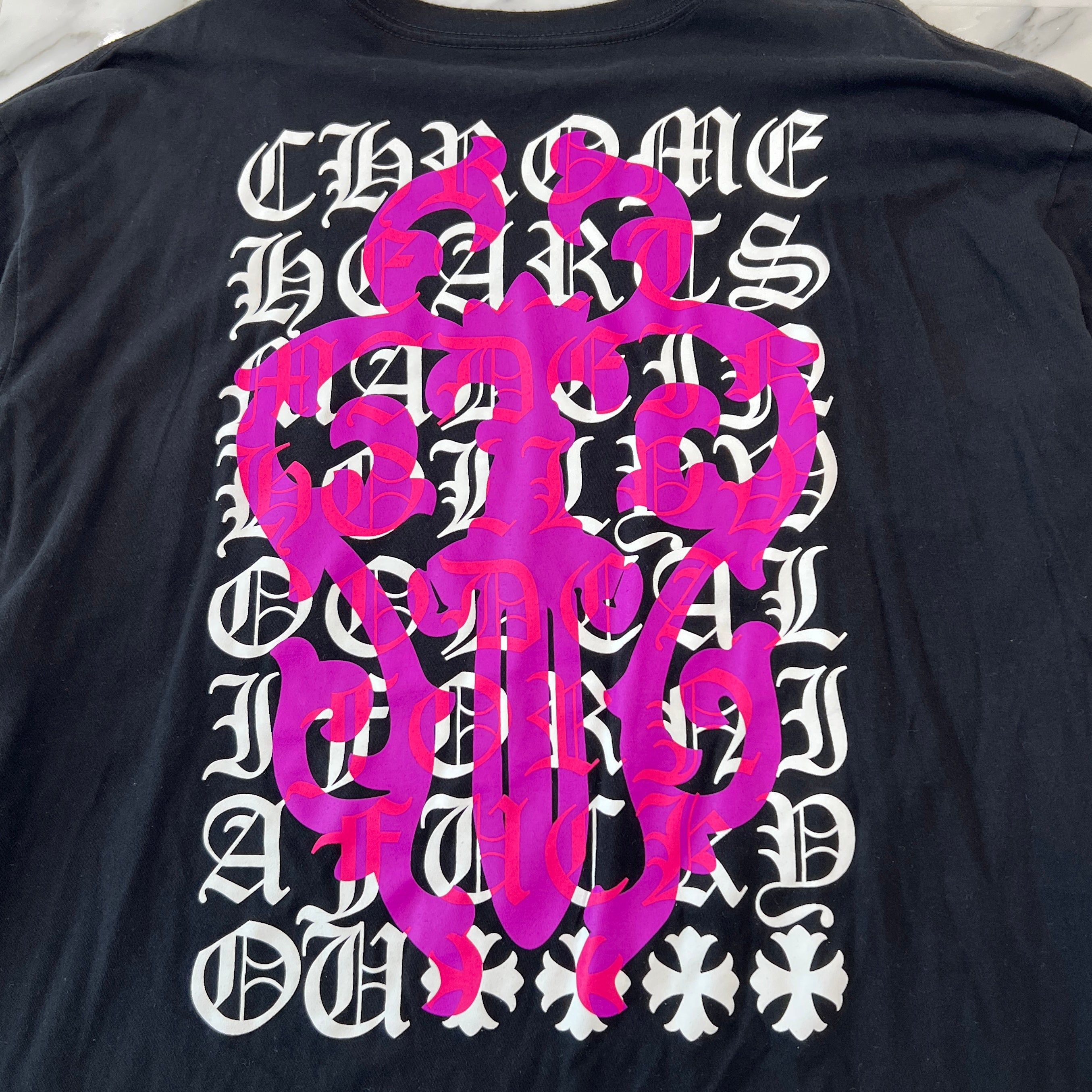 CHROME HEARTS Dagger Eye Chart Long Sleeve Tee Size XXL クロムハーツ ダガー アイチャート ロングスリーブ Tシャツ サイズXXL