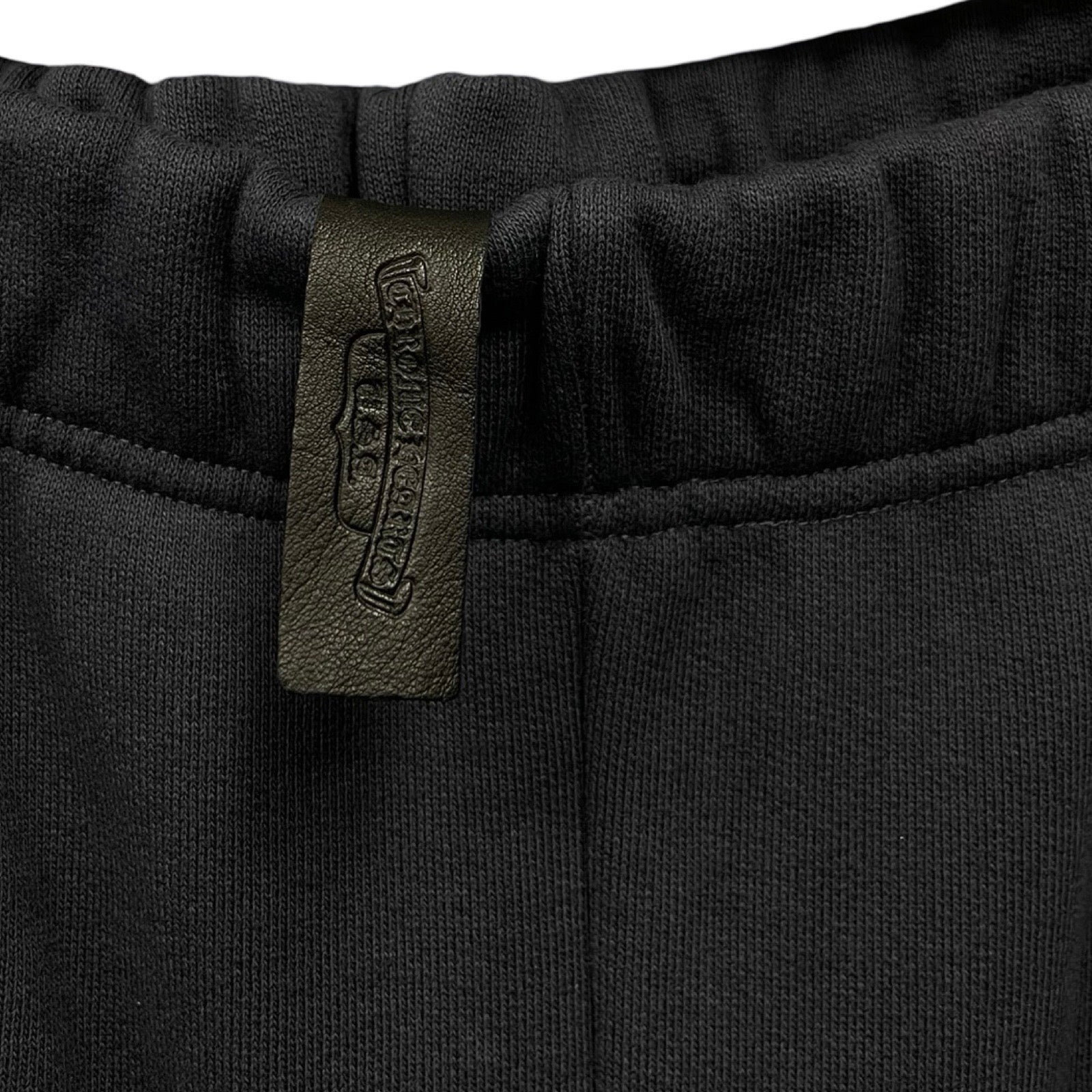 CHROME HEARTS GRP Y NOT 3Cemetery Cross Patch Sweat Shorts Size L