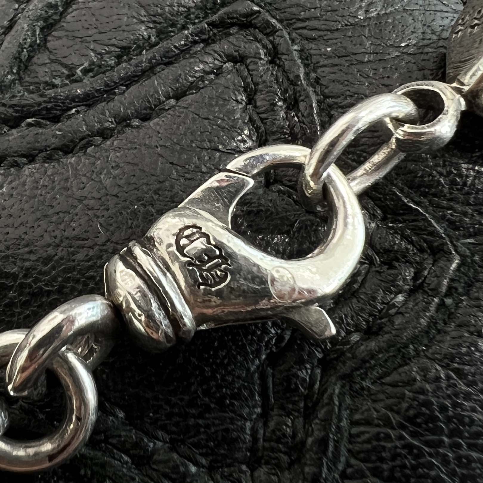 CHROME HEARTS DICE Cross Ball Silver Neckless Size 20 Inch クロムハーツ ダイス クロスボール シルバー ネックレス サイズ20インチ