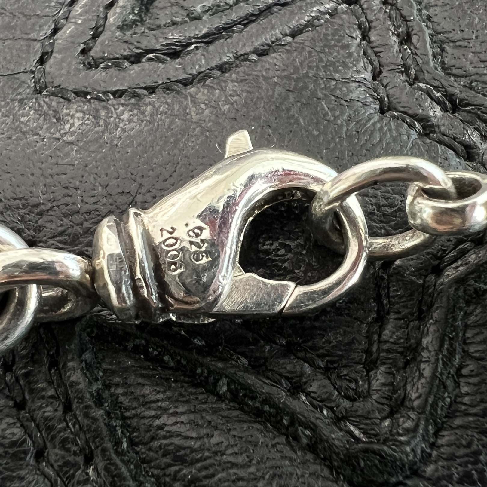 CHROME HEARTS DICE Cross Ball Silver Neckless Size 20 Inch クロムハーツ ダイス クロスボール シルバー ネックレス サイズ20インチ