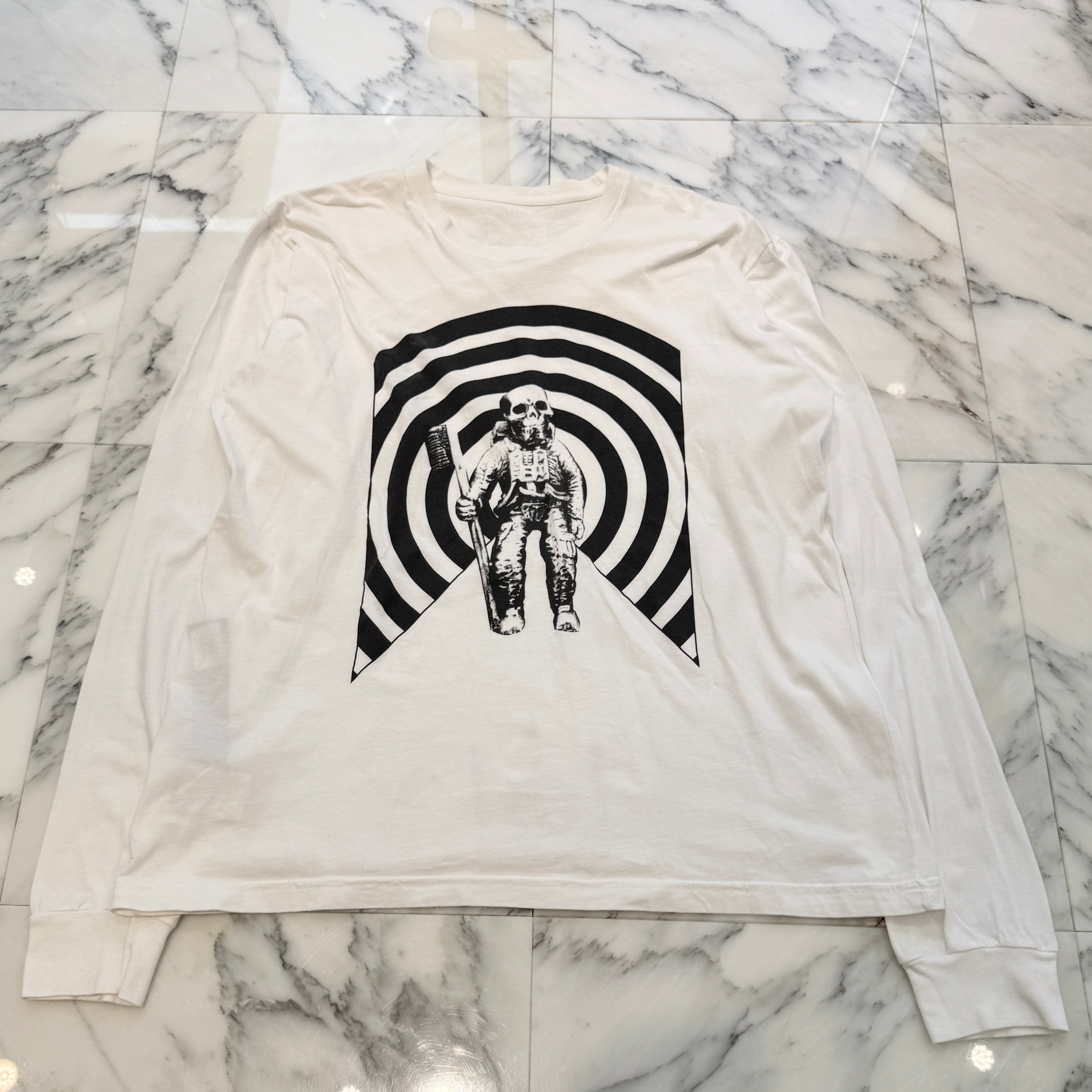 CHROME HEARTS FOTI NASKULL Sleeve Tee Size XL クロムハーツ フォティ ナスカル ロングスリーブTシャツ サイズXL