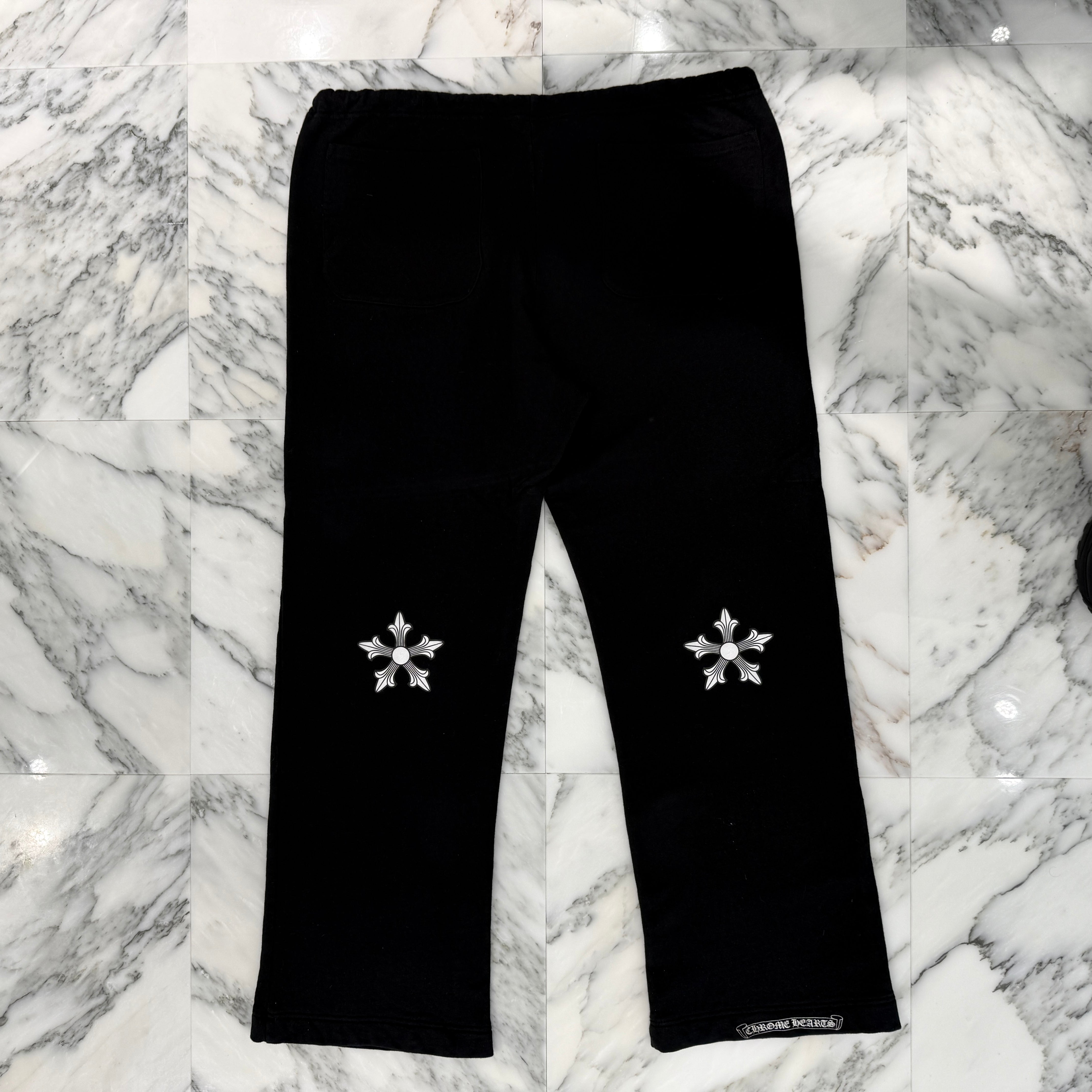 CHROME HEARTS Star CH Cross Print Sweat Long Pants Size XXL