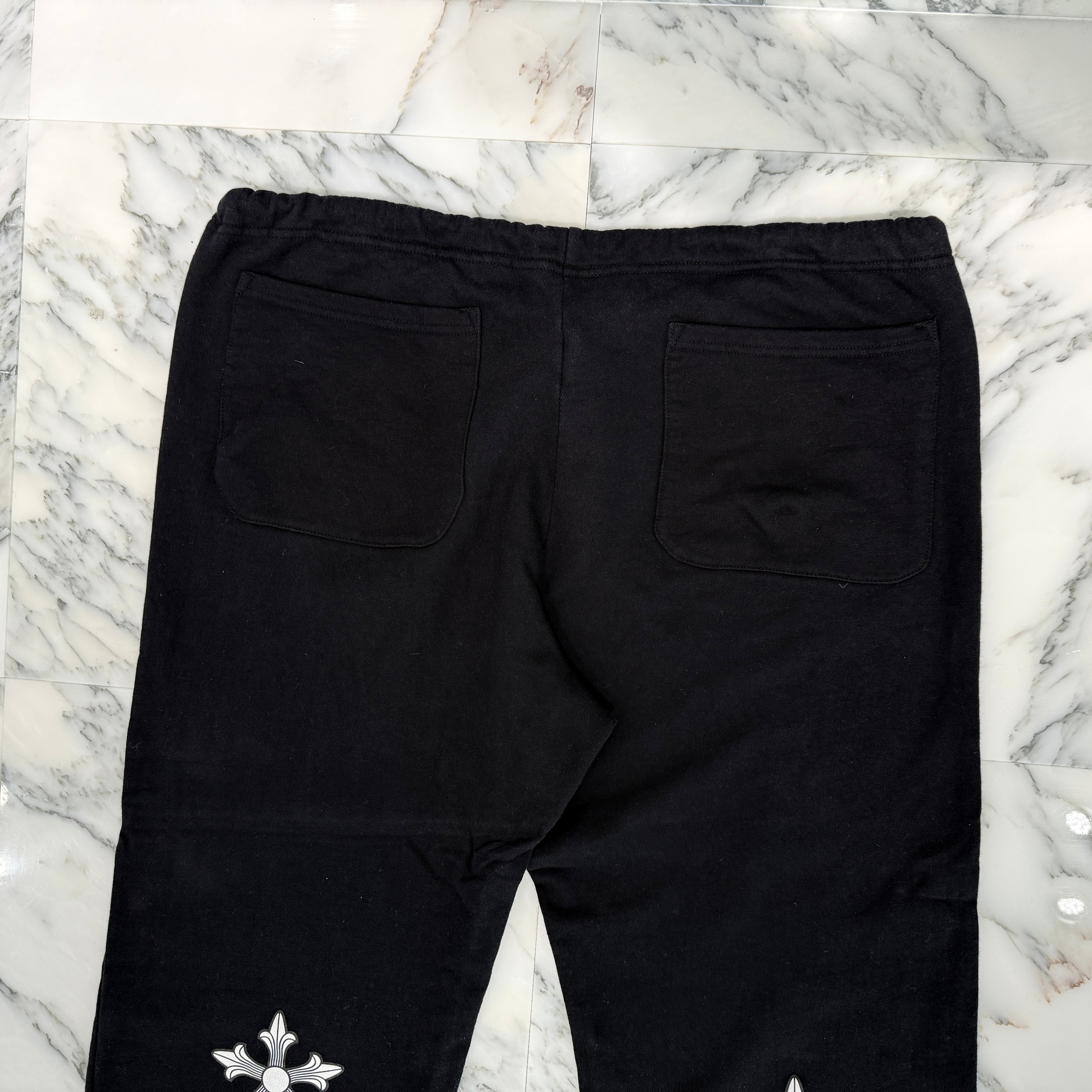 CHROME HEARTS Star CH Cross Print Sweat Long Pants Size XXL