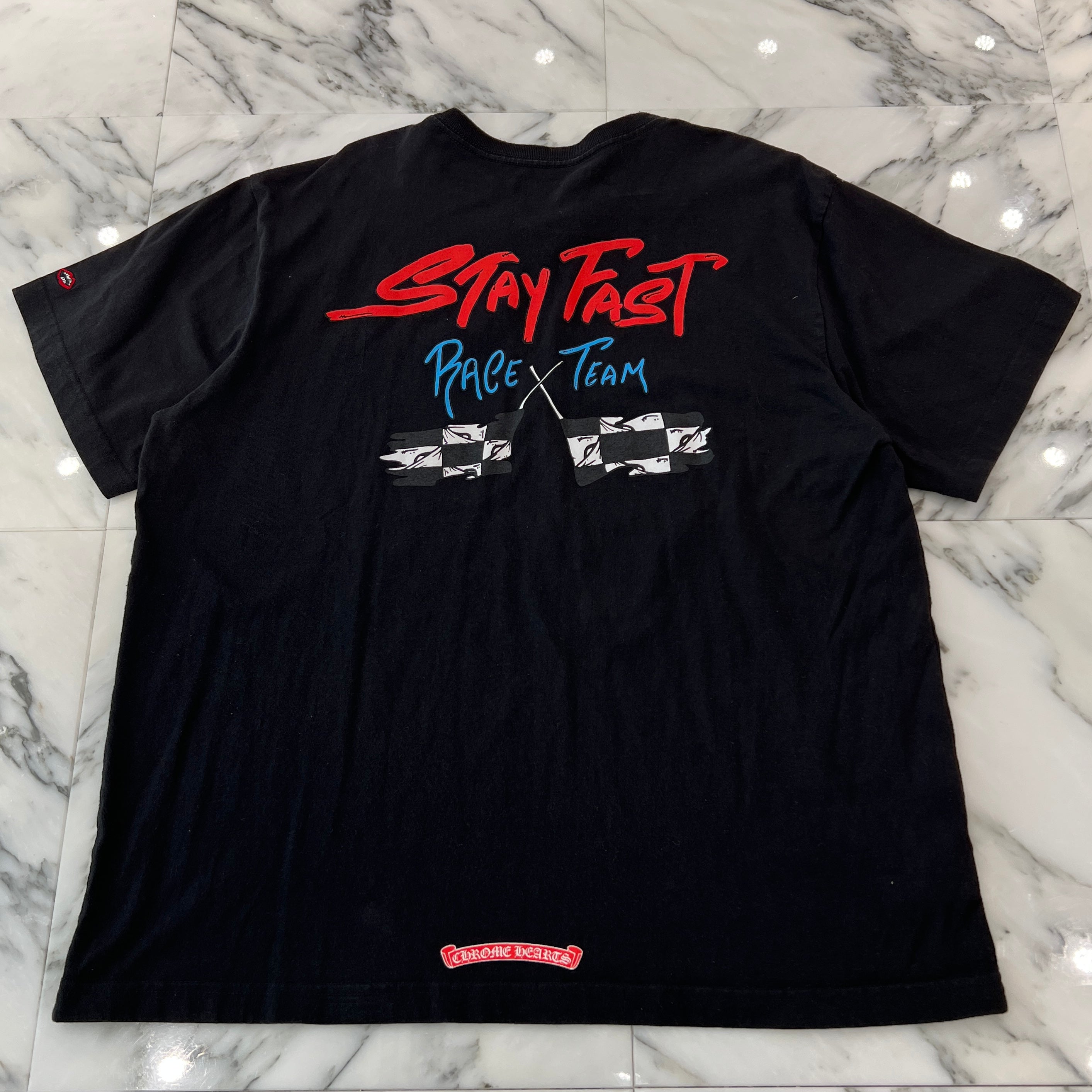 CHROME HEARTS × MATTY BOY PPO STAY FAST RACE TEAM Tee Size XXL