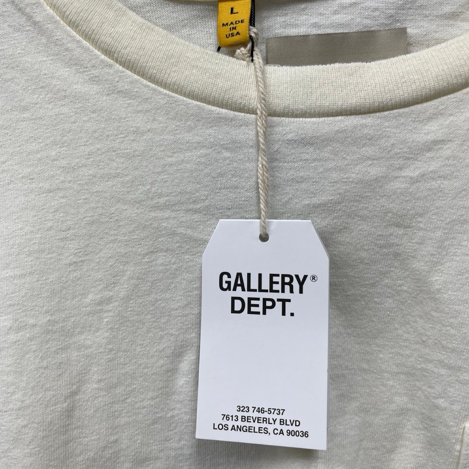 GALLERY DEPT. 2023SS DEPT DELA GALERIE CRISIS POCKET L/S TEE FR-P-1171 Size L