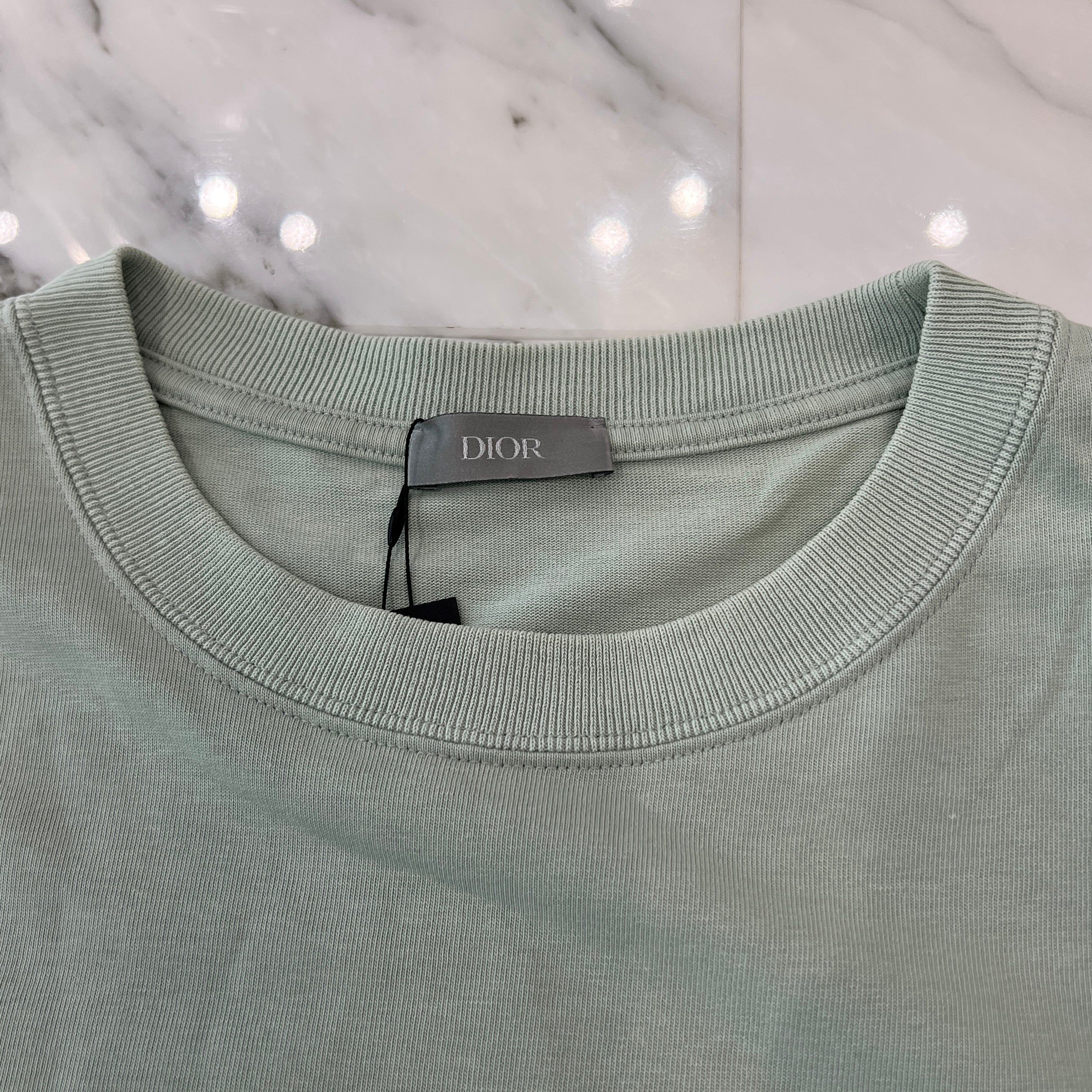 DIOR 2022SS Cotton Compact Jersey Relaxed Fit Tee 293J65A0554 Size M ディオール コットンコンパクト ジャージー リラックスフィット Tシャツ サイズM