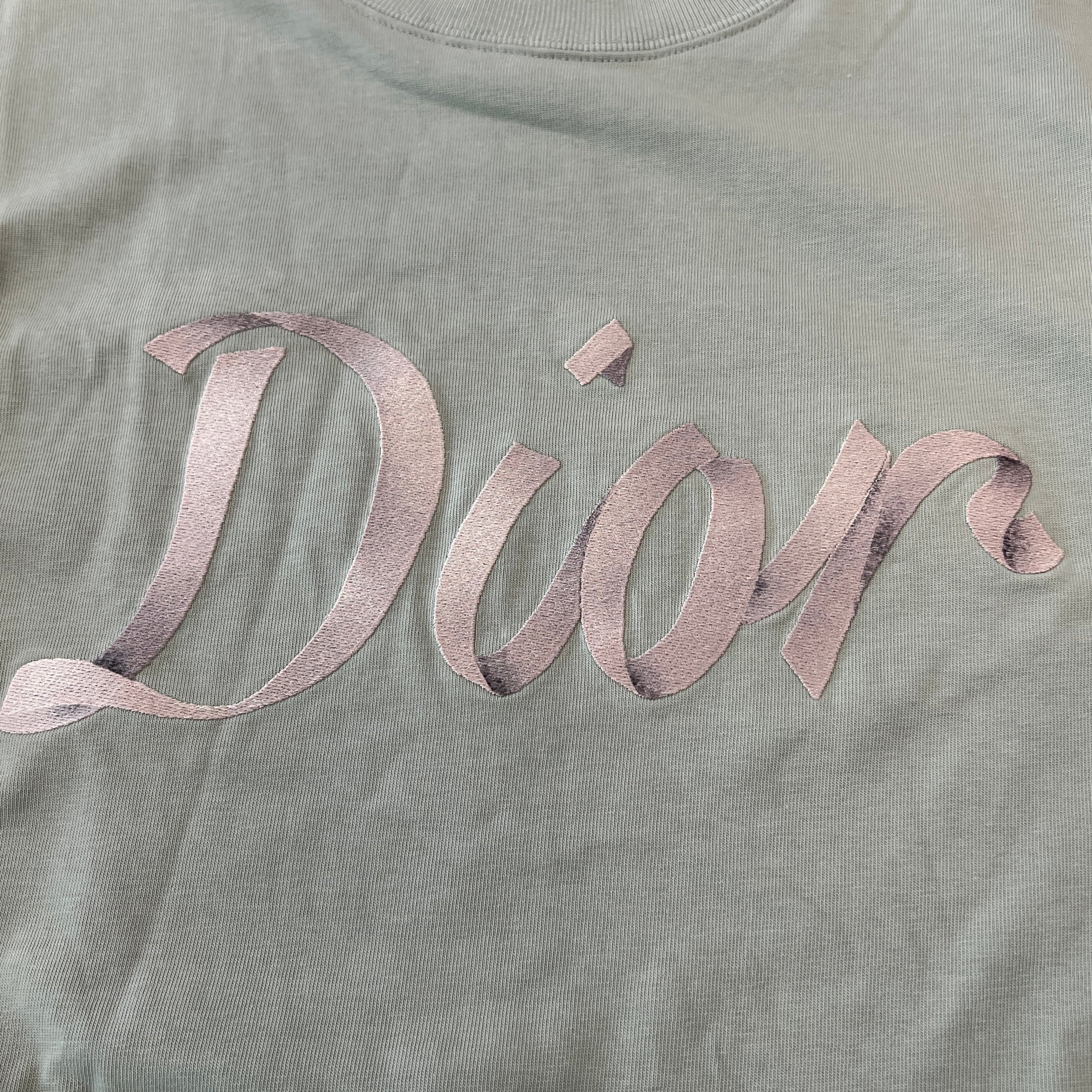 DIOR 2022SS Cotton Compact Jersey Relaxed Fit Tee 293J65A0554 Size M ディオール コットンコンパクト ジャージー リラックスフィット Tシャツ サイズM