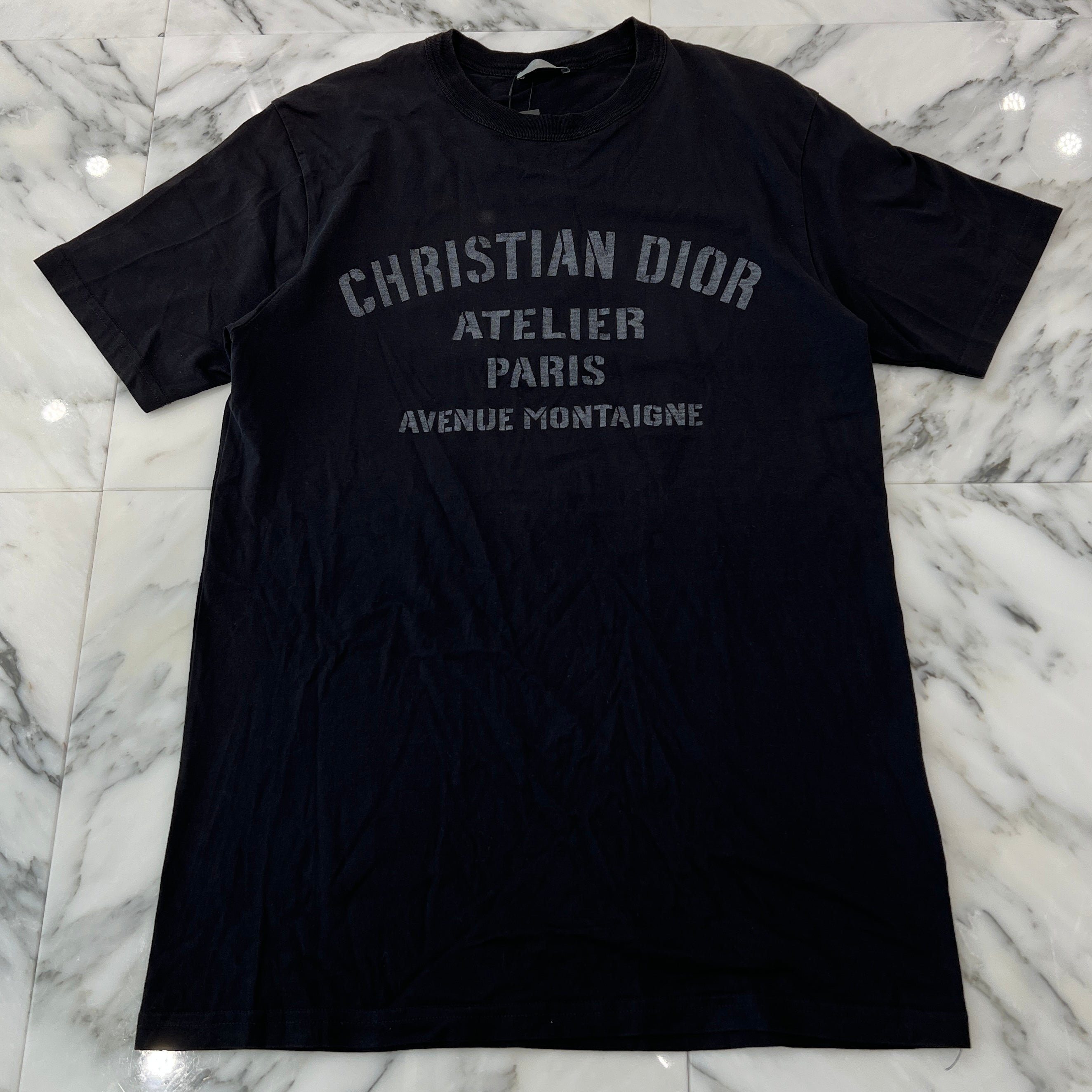 DIOR 2021SS Atelier Logo Print Tee 043J615A0589 Size S ディオール アトリエ ロゴプリント Tシャツ サイズS