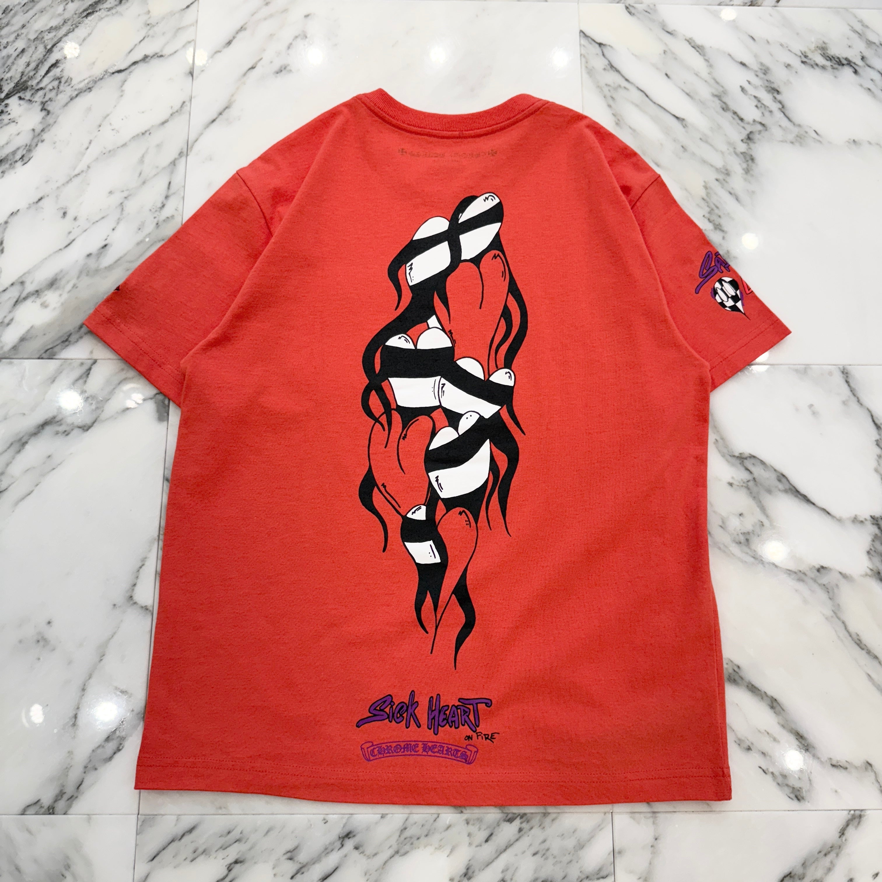 CHROME HEARTS × MATTY BOY 2023SS Sadistic Lipstick Tee Size S クロムハーツ ×マッティボーイ クロムハーツ × マッティボーイ サディスティック リップスティック Tシャツ サイズS