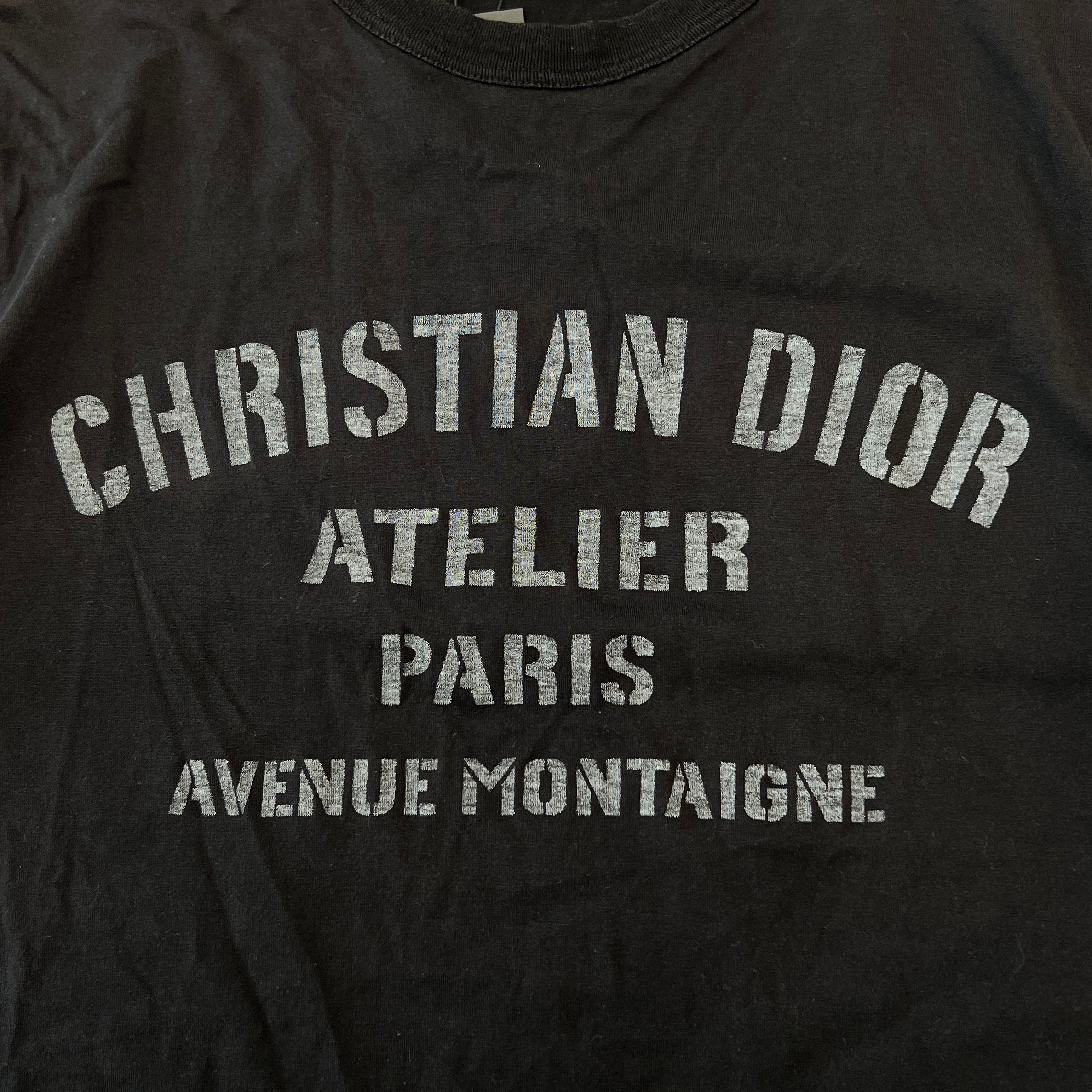 DIOR 2021SS Atelier Logo Print Tee 043J615A0589 Size S ディオール アトリエ ロゴプリント Tシャツ サイズS