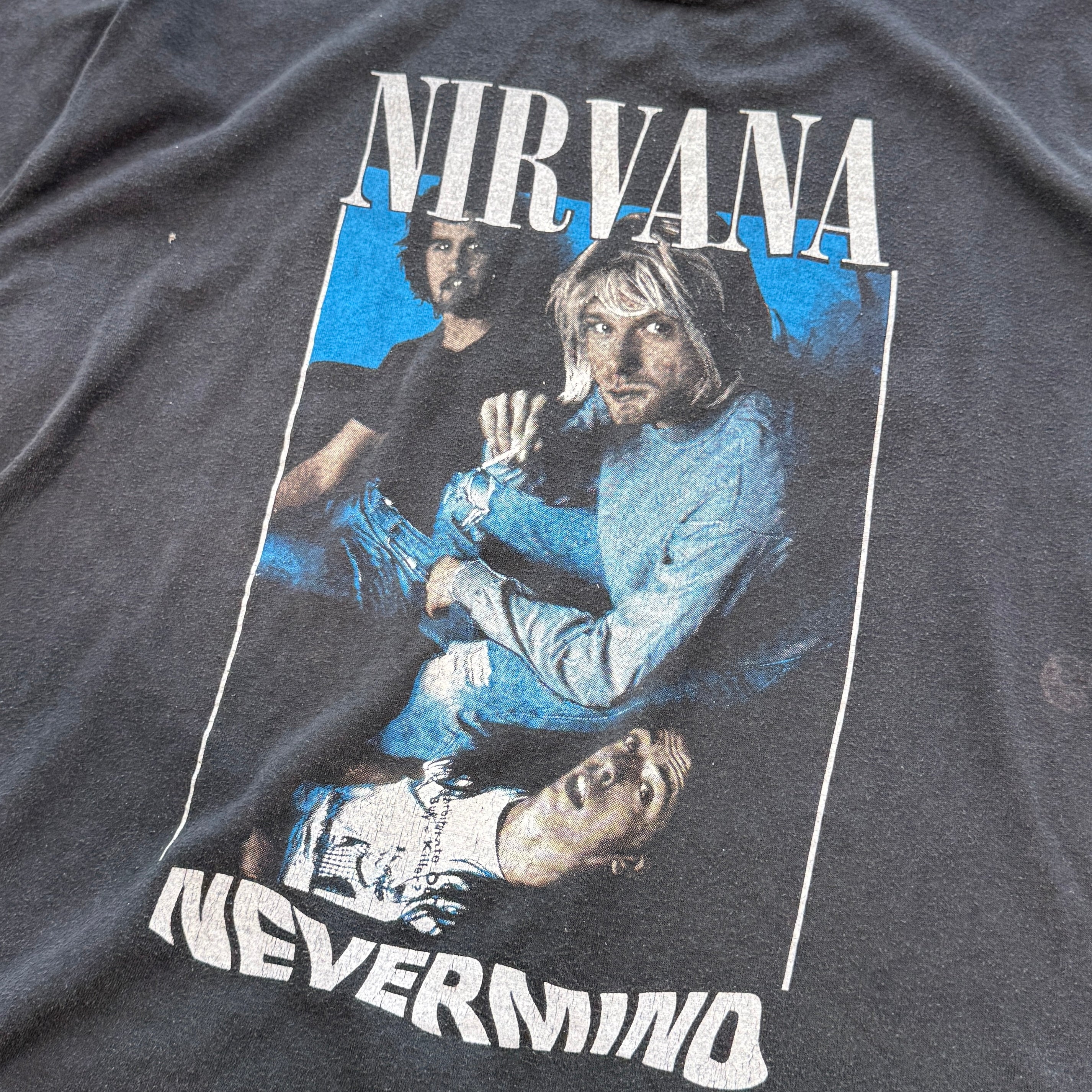 Vintage 90's Nirvana "Never Mind" Promo Bootleg ONEITA S/S Tee Size XL 90's ニルヴァーナ "ネヴァーマインド" プロモ ブートレッグ オニータ社製 Tシャツ サイズXL