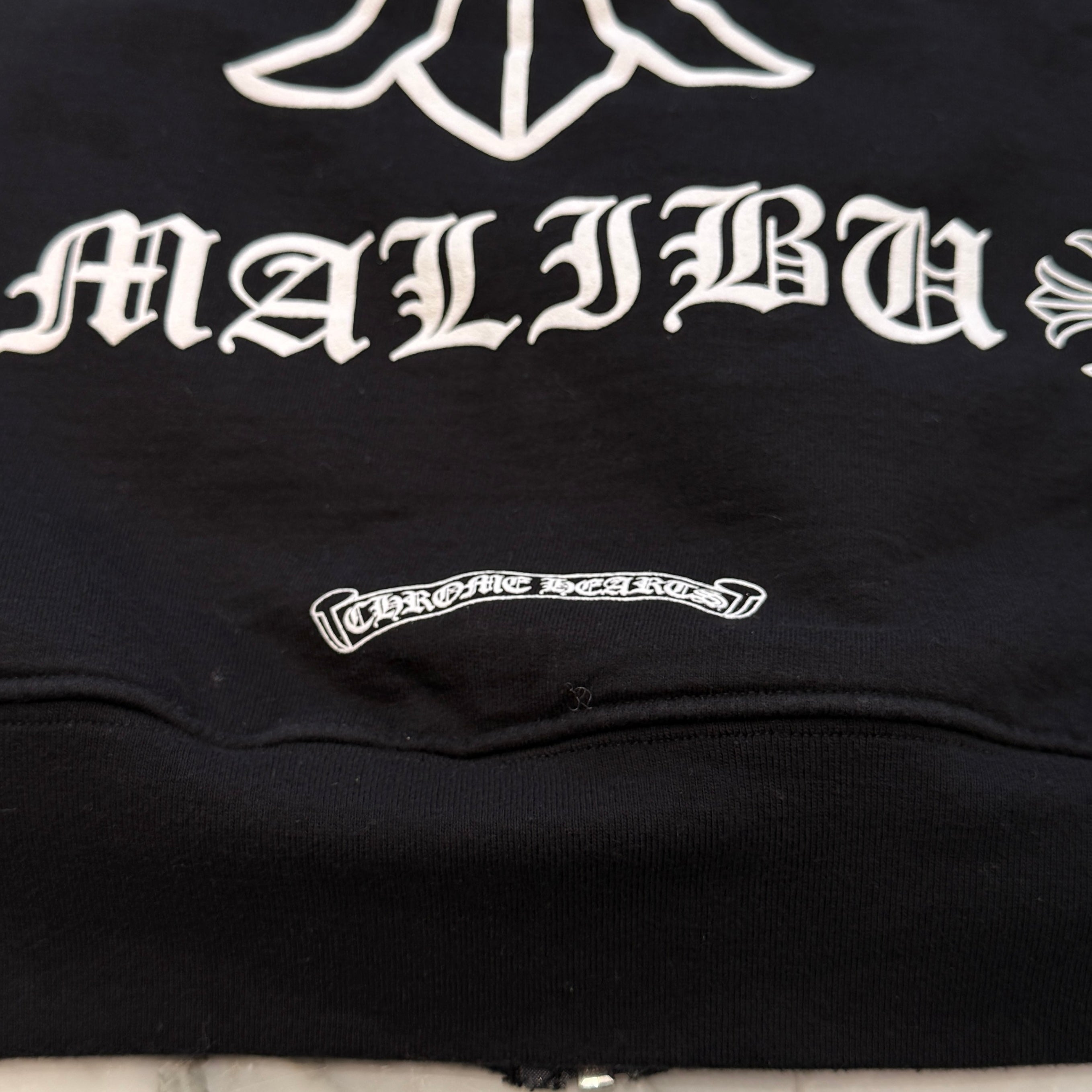 CHROME HEARTS Malibu Limited CH Plus Thermal Zip Up Hoodie Size M クロムハーツ マリブ限定 CHプラス サーマル ジップアップフーディ サイズM