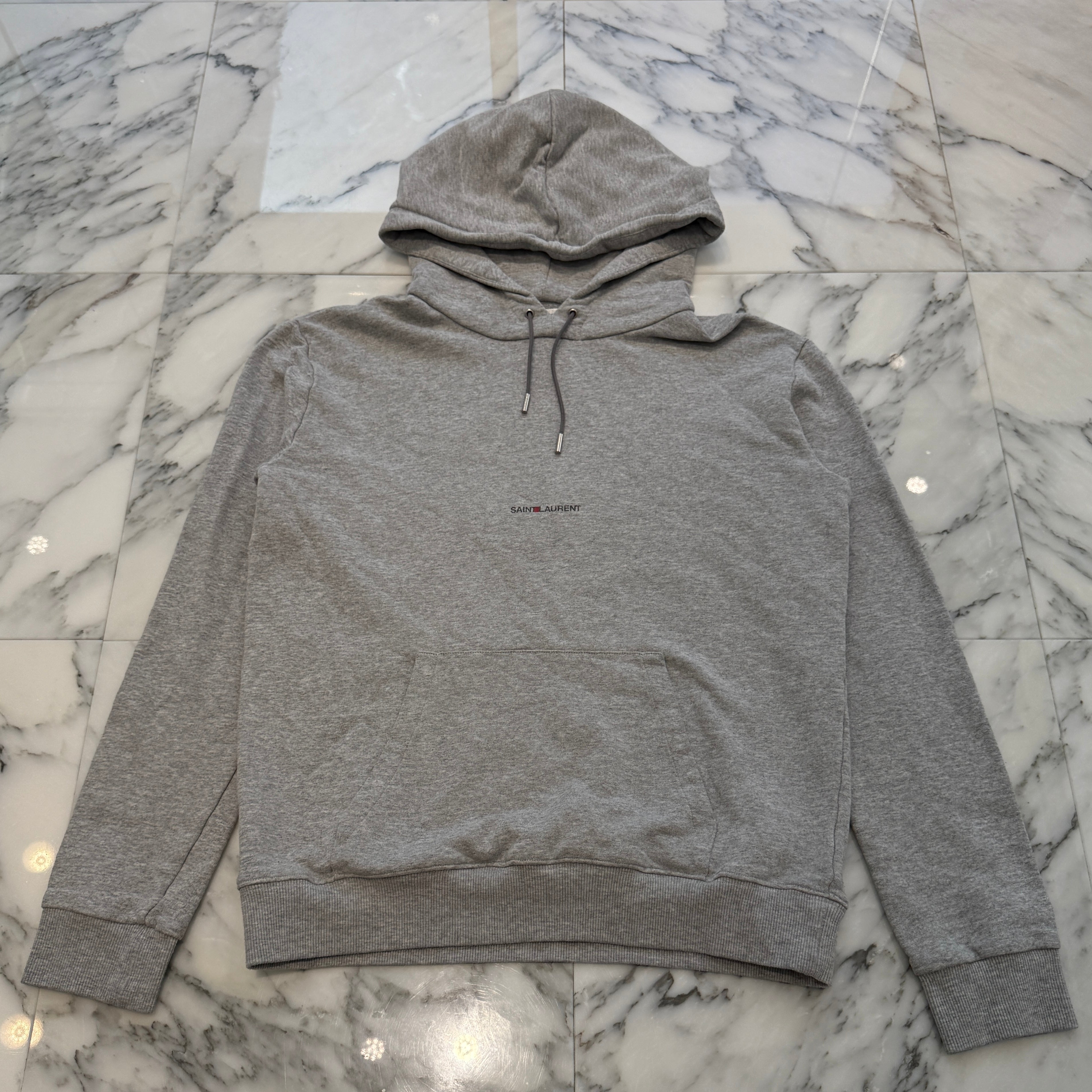 SAINT LAURENT PARIS 2017SS Rive Gauche Hoodie 464581 YB2OD Size S サンローランパリ リブゴーシュ フーディ サイズS