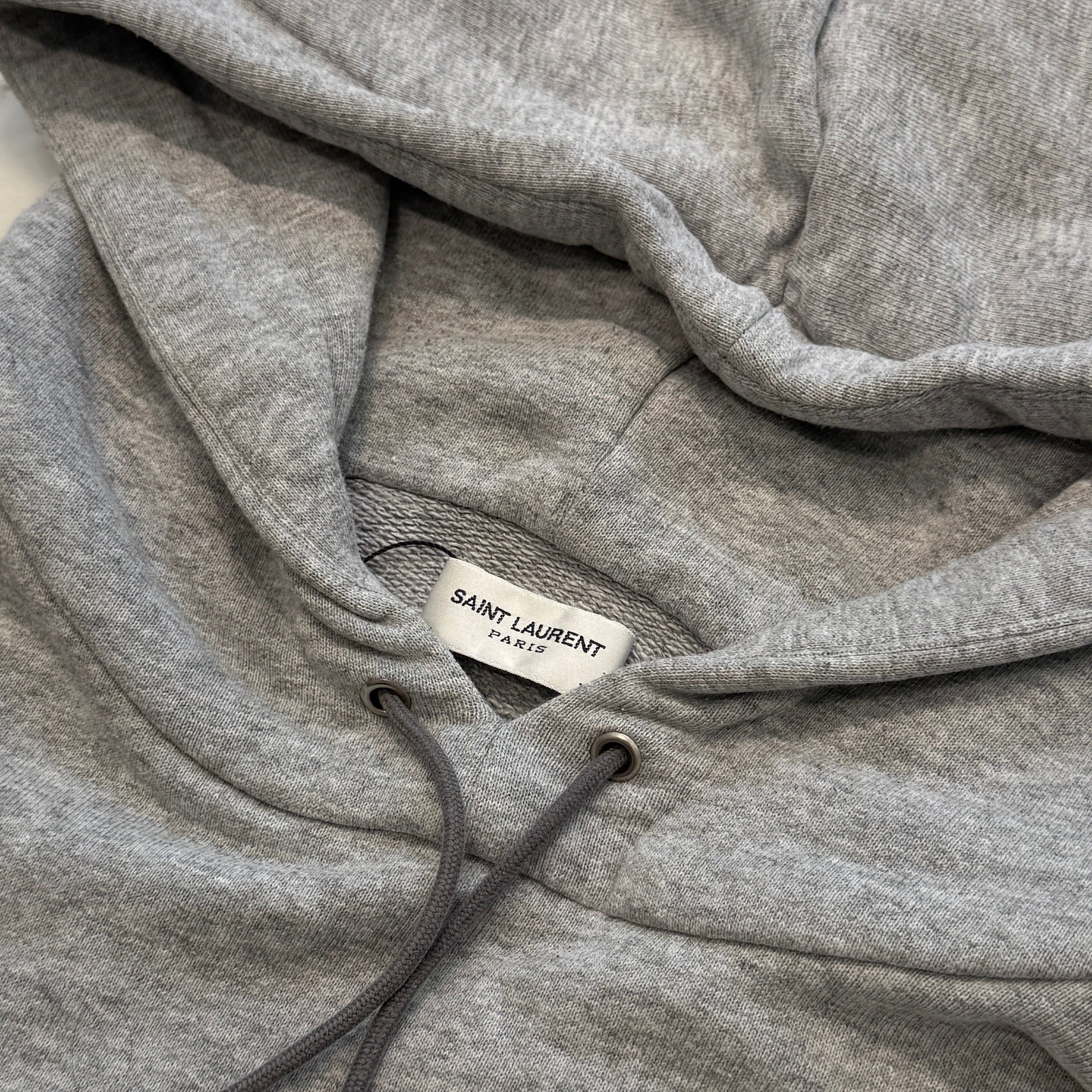 SAINT LAURENT PARIS 2017SS Rive Gauche Hoodie 464581 YB2OD Size S サンローランパリ リブゴーシュ フーディ サイズS