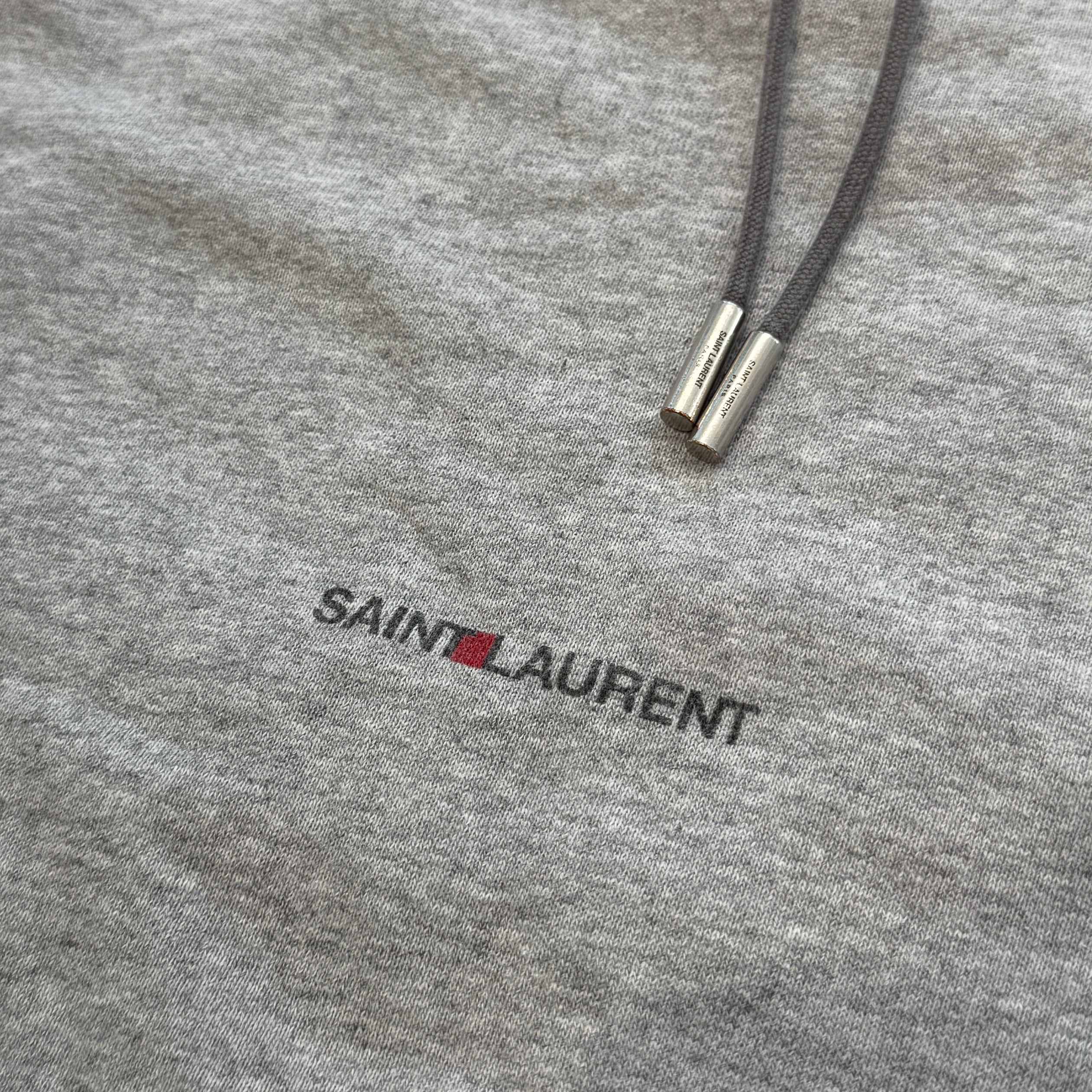 SAINT LAURENT PARIS 2017SS Rive Gauche Hoodie 464581 YB2OD Size S サンローランパリ リブゴーシュ フーディ サイズS
