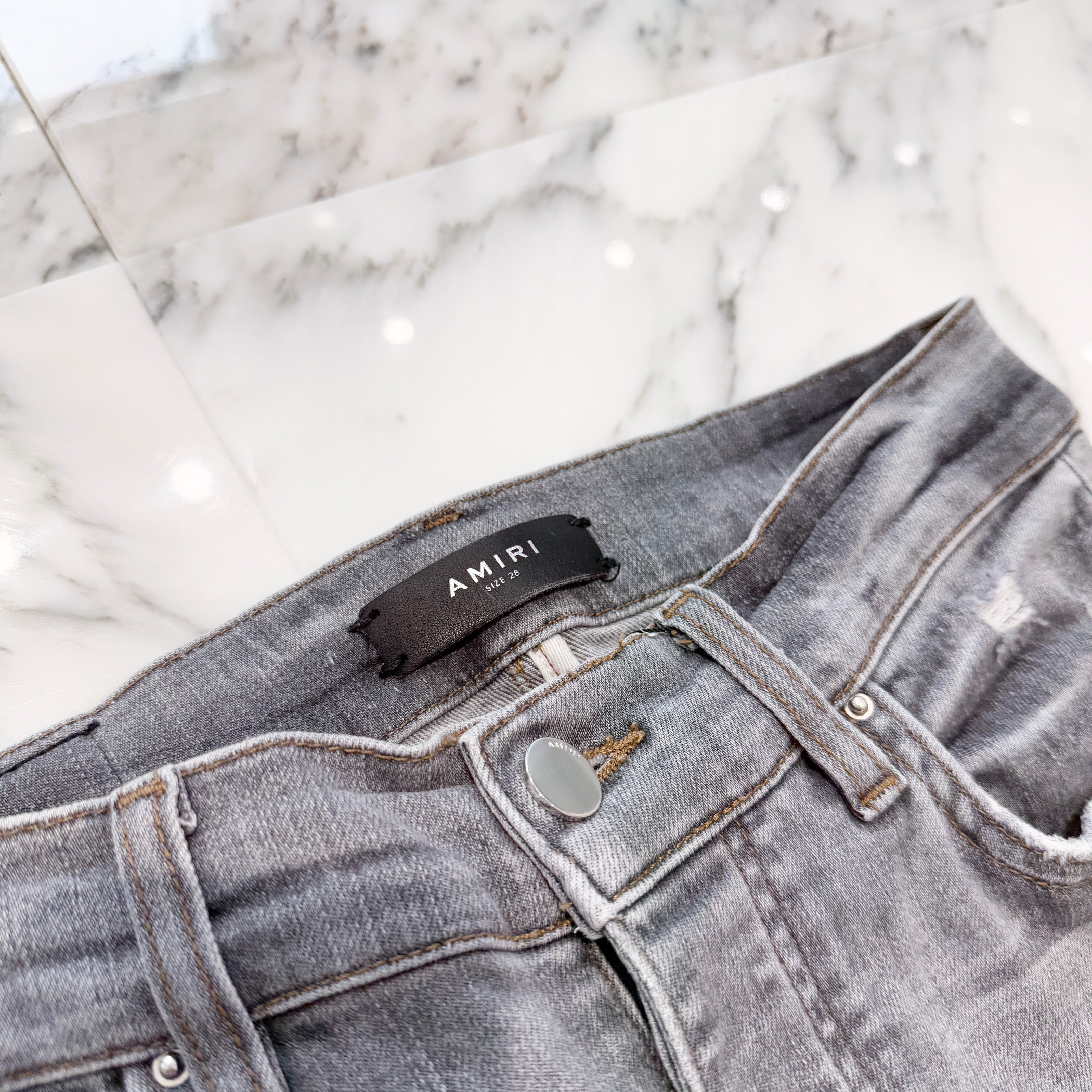 AMIRI STACK JEAN Damage Skinny Jeans Size 28 アミリ スタックジーン ダメージ スキニー ジーンズ サイズ28