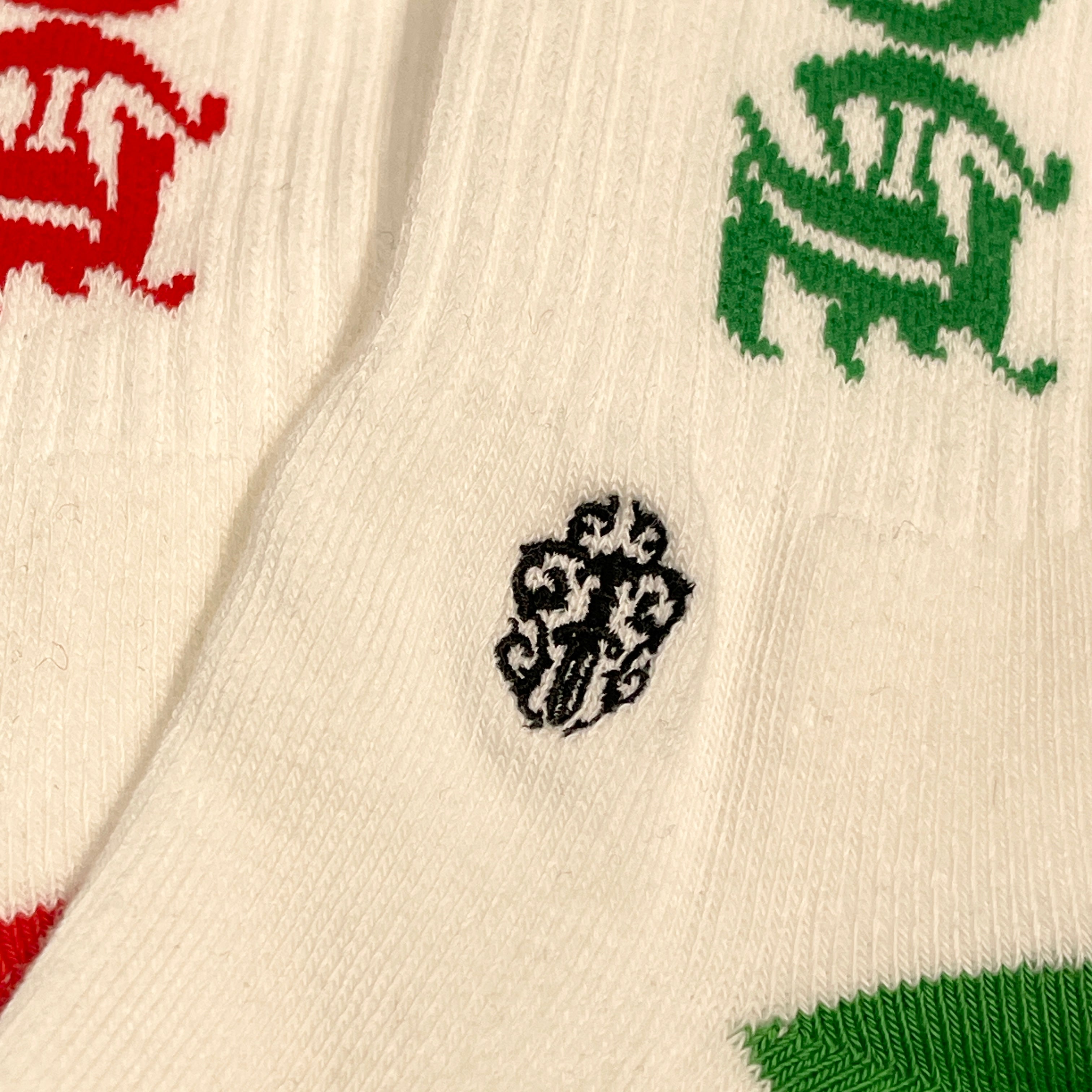 CHROME HEARTS Vine Dagger Embroidery Fuck You Socks Size L(27-30) クロムハーツ ヴァインダガー刺繍 ファックユーロゴ ソックス セット サイズL(27-30)