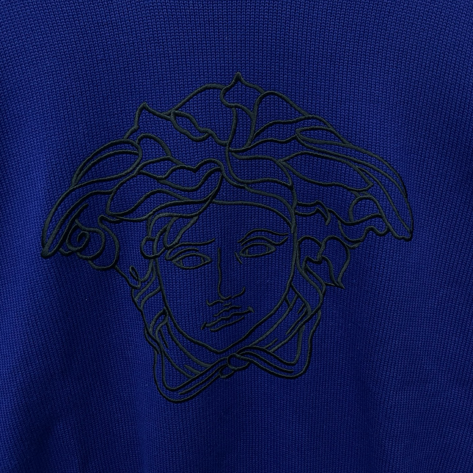 VERSACE 2020AW Cotton Knit Sweater 1002718 1A01992 Size 48