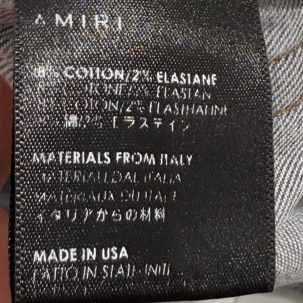 AMIRI STACK JEAN Damage Skinny Jeans Size 28 アミリ スタックジーン ダメージ スキニー ジーンズ サイズ28