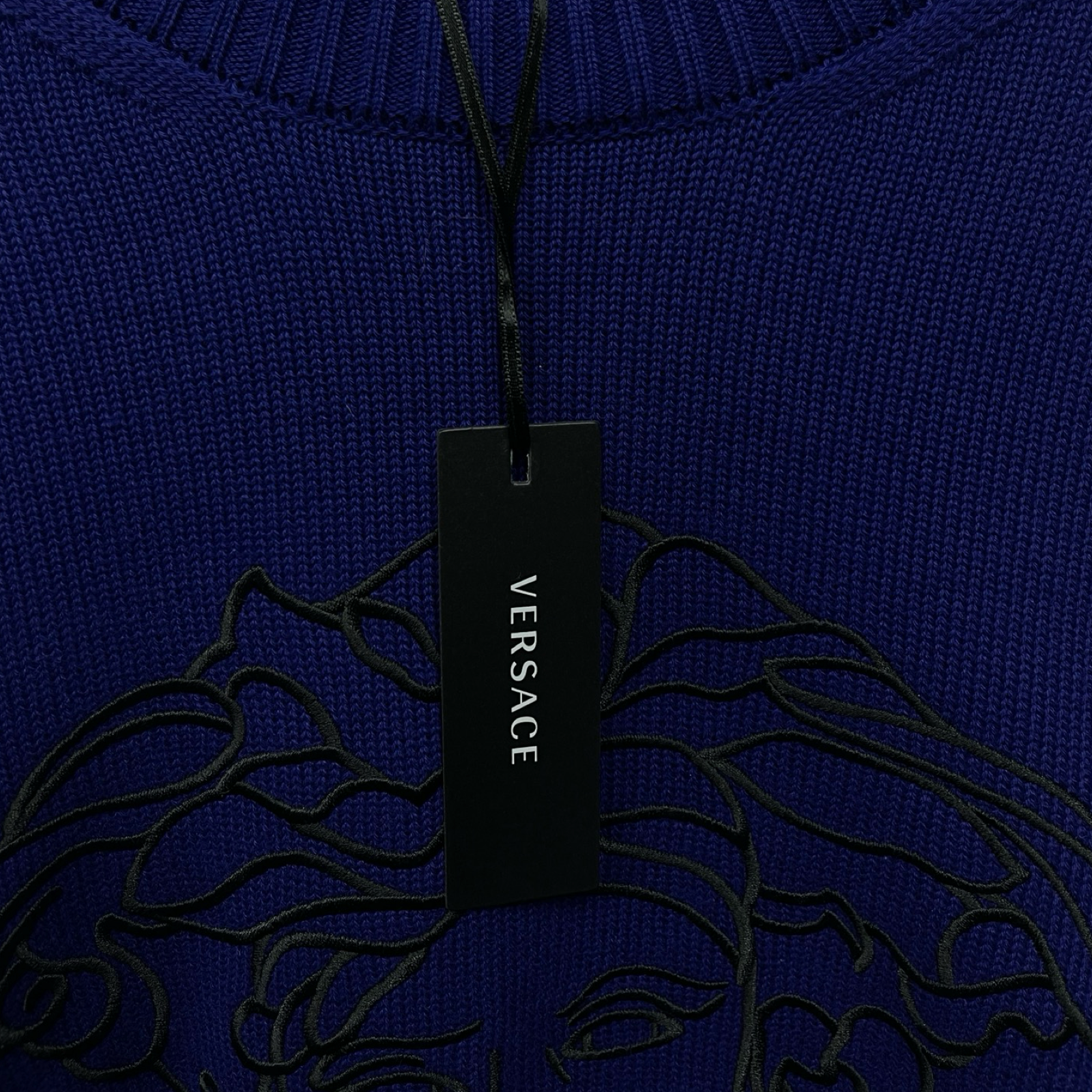 VERSACE 2020AW Cotton Knit Sweater 1002718 1A01992 Size 48