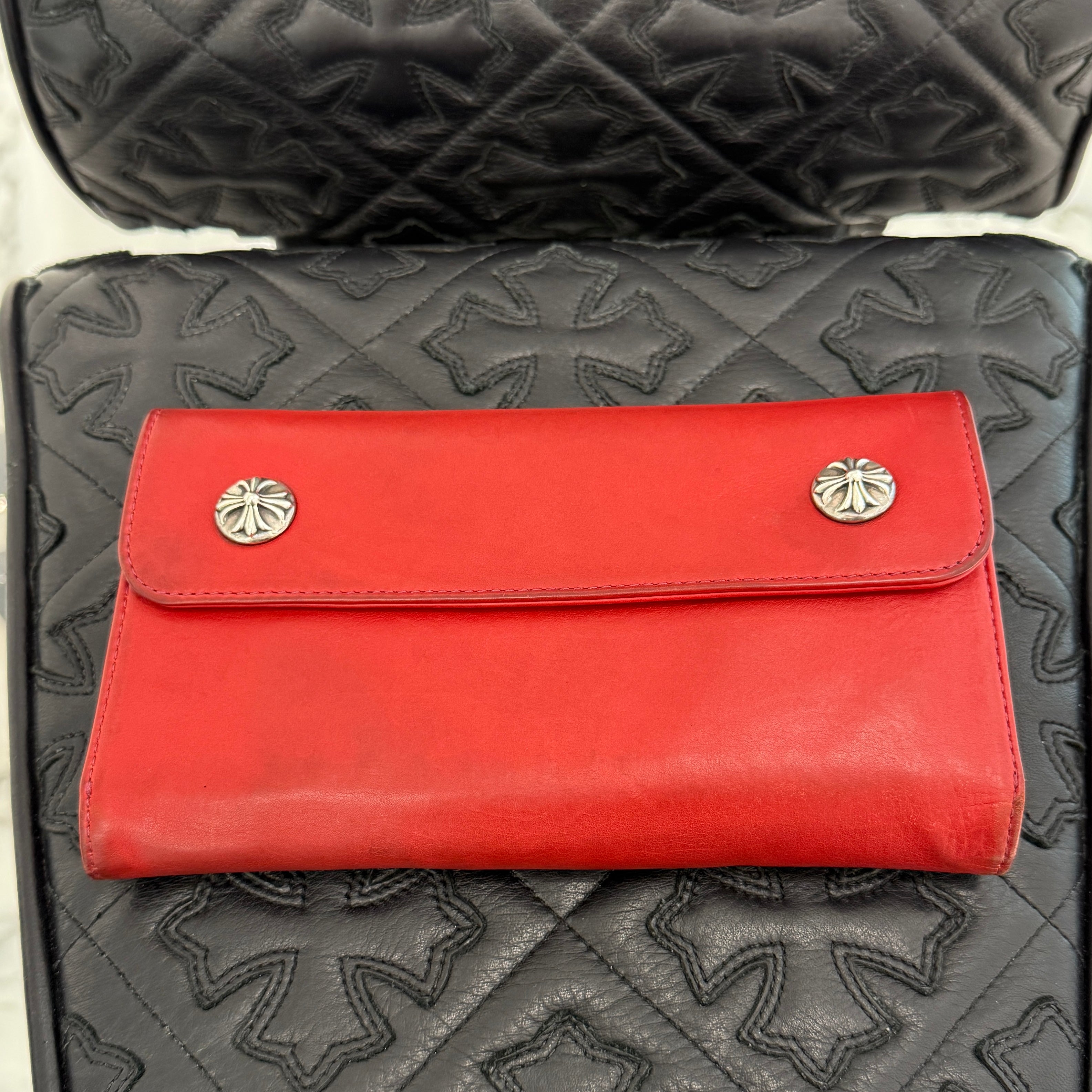 CHROME HEARTS Wave Cross Ball Wallet クロムハーツ ウェーブ クロスボール ウォレット