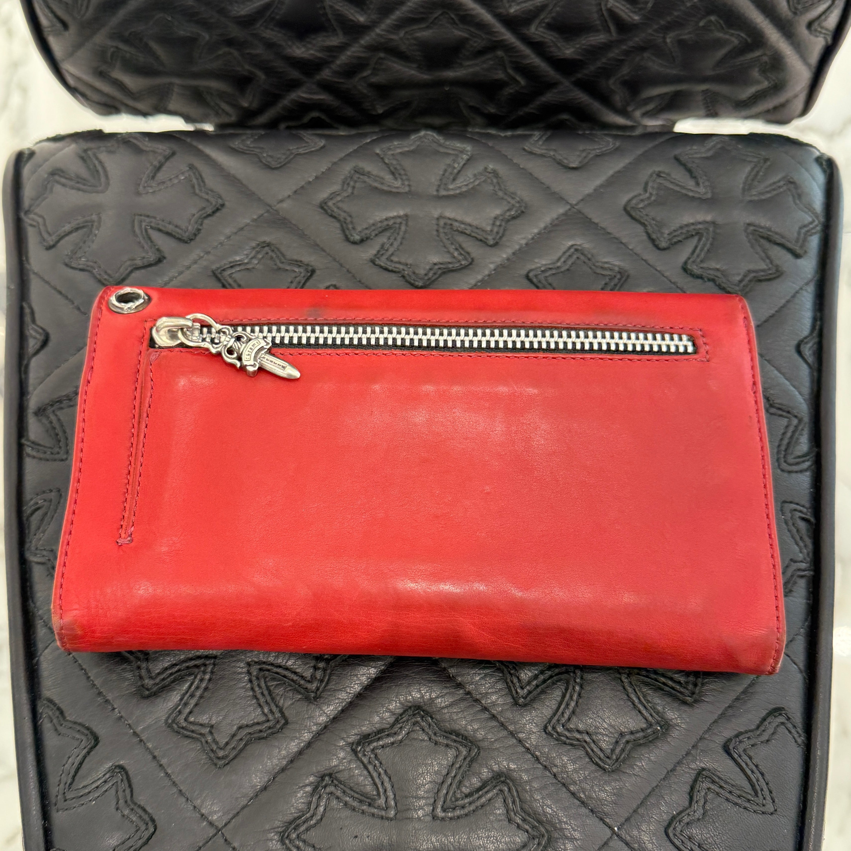 CHROME HEARTS Wave Cross Ball Wallet クロムハーツ ウェーブ クロスボール ウォレット