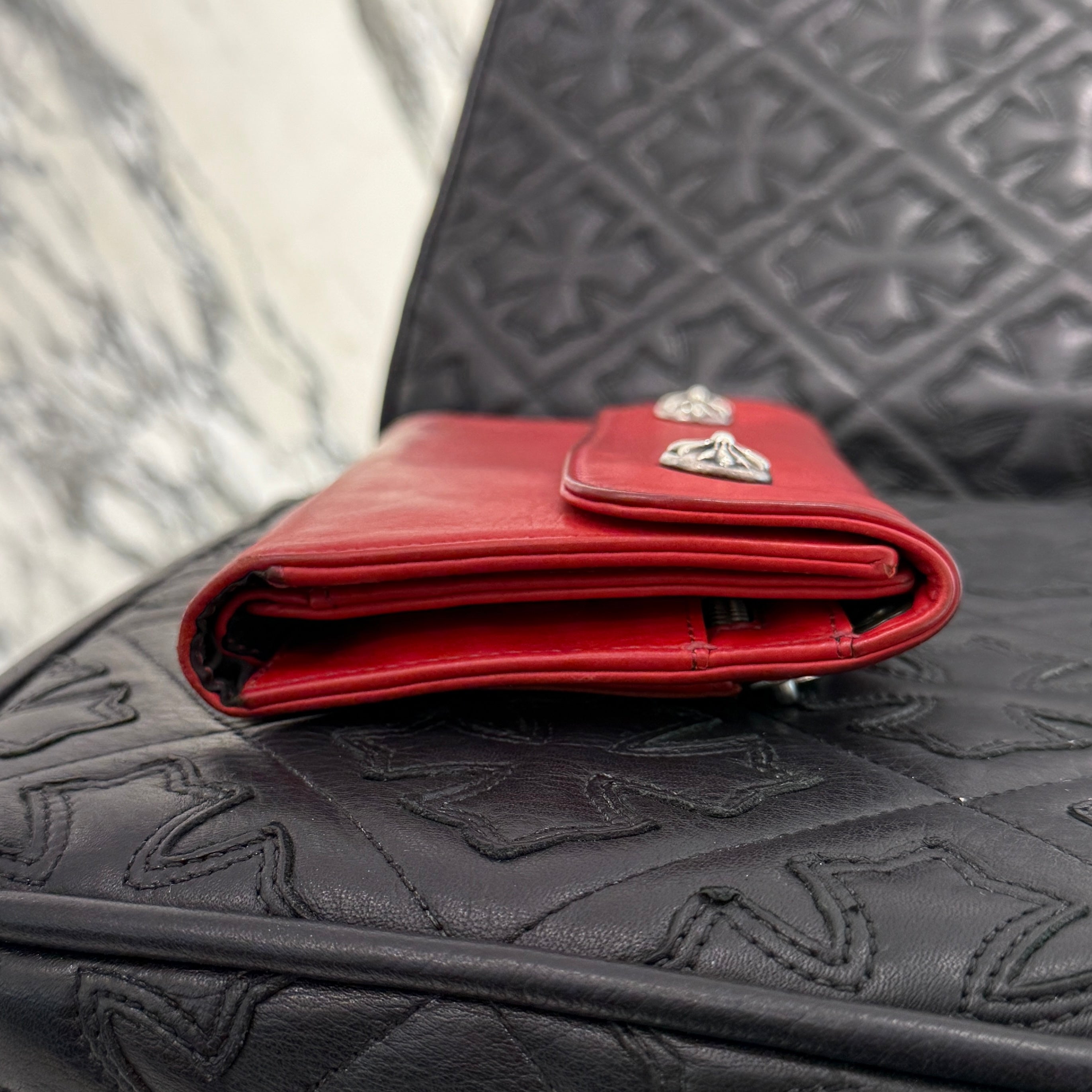 CHROME HEARTS Wave Cross Ball Wallet クロムハーツ ウェーブ クロスボール ウォレット
