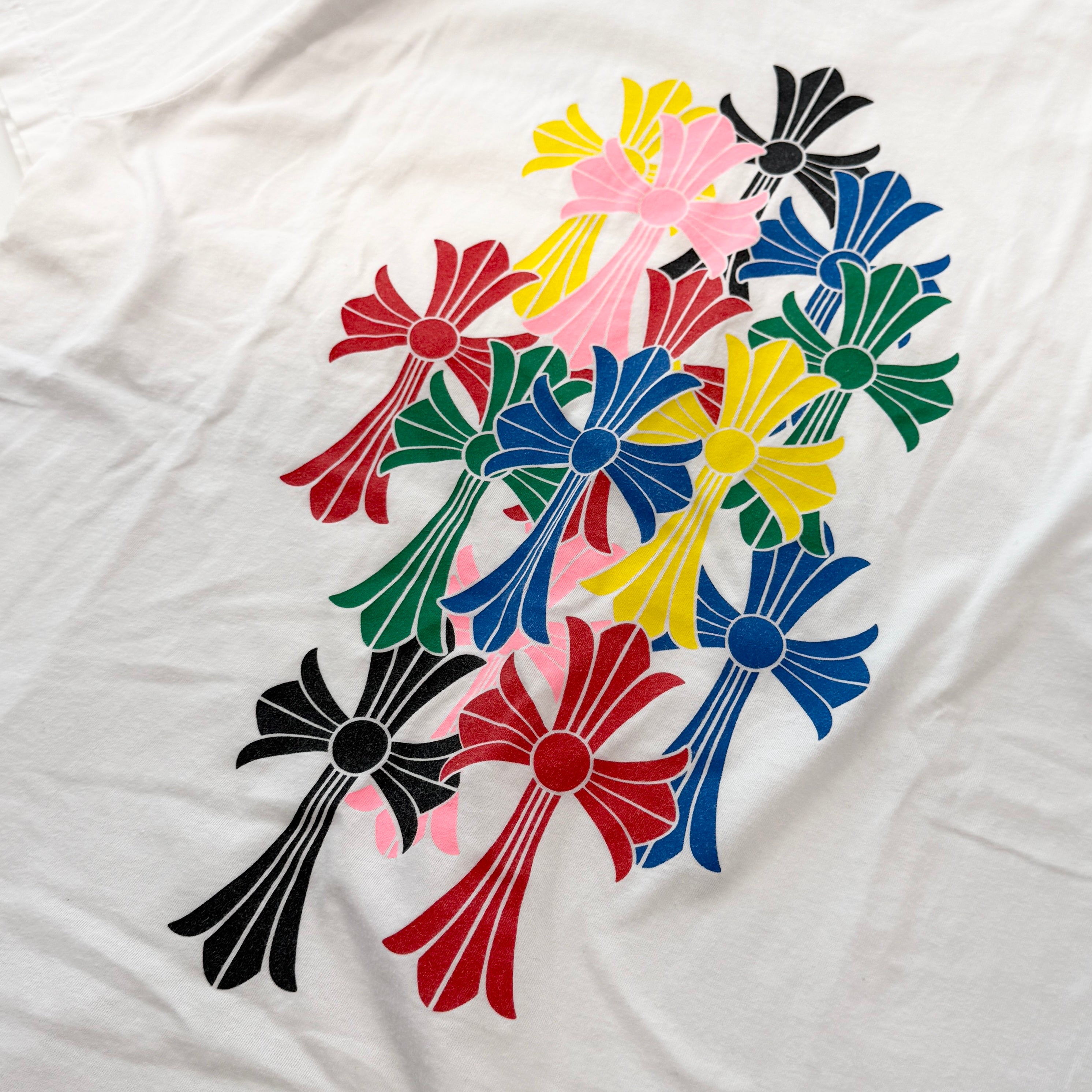 CHROME HEARTS 2021SS MLTCOL CEM CRS Tee Size XL クロムハーツ マルチカラー セメタリークロス Tシャツ サイズXL