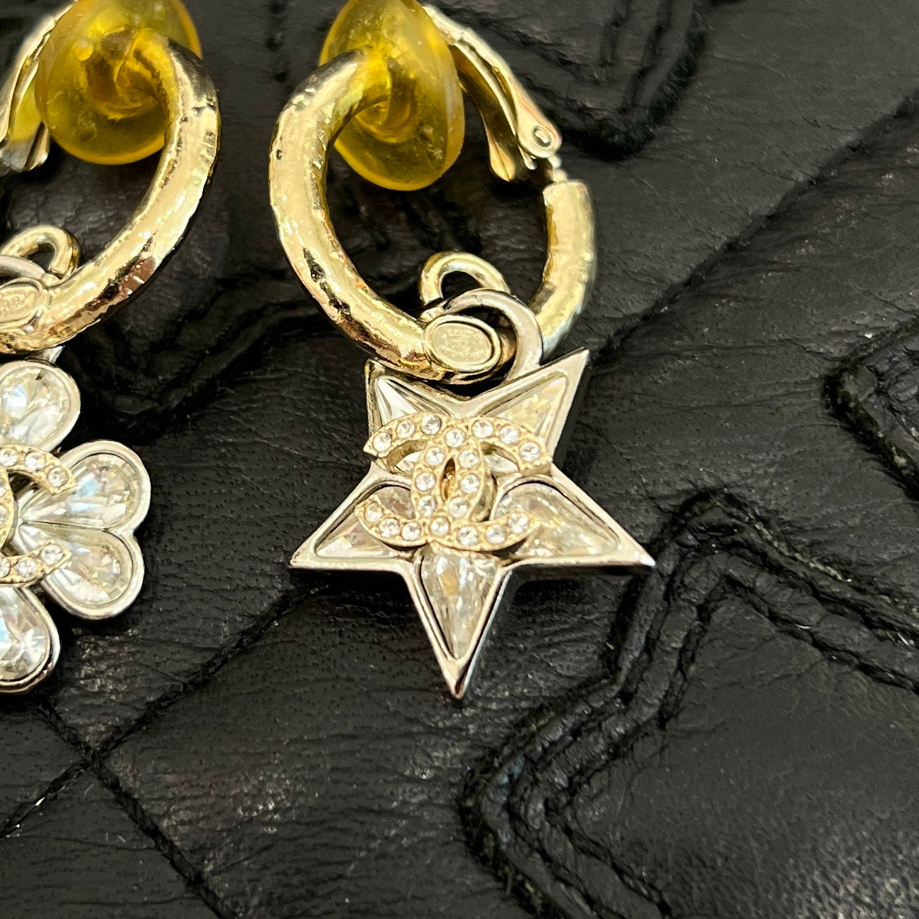 CHANEL 2023SS Coco Mark Star Flower Earrings シャネル ココマーク スター フラワー イヤリング