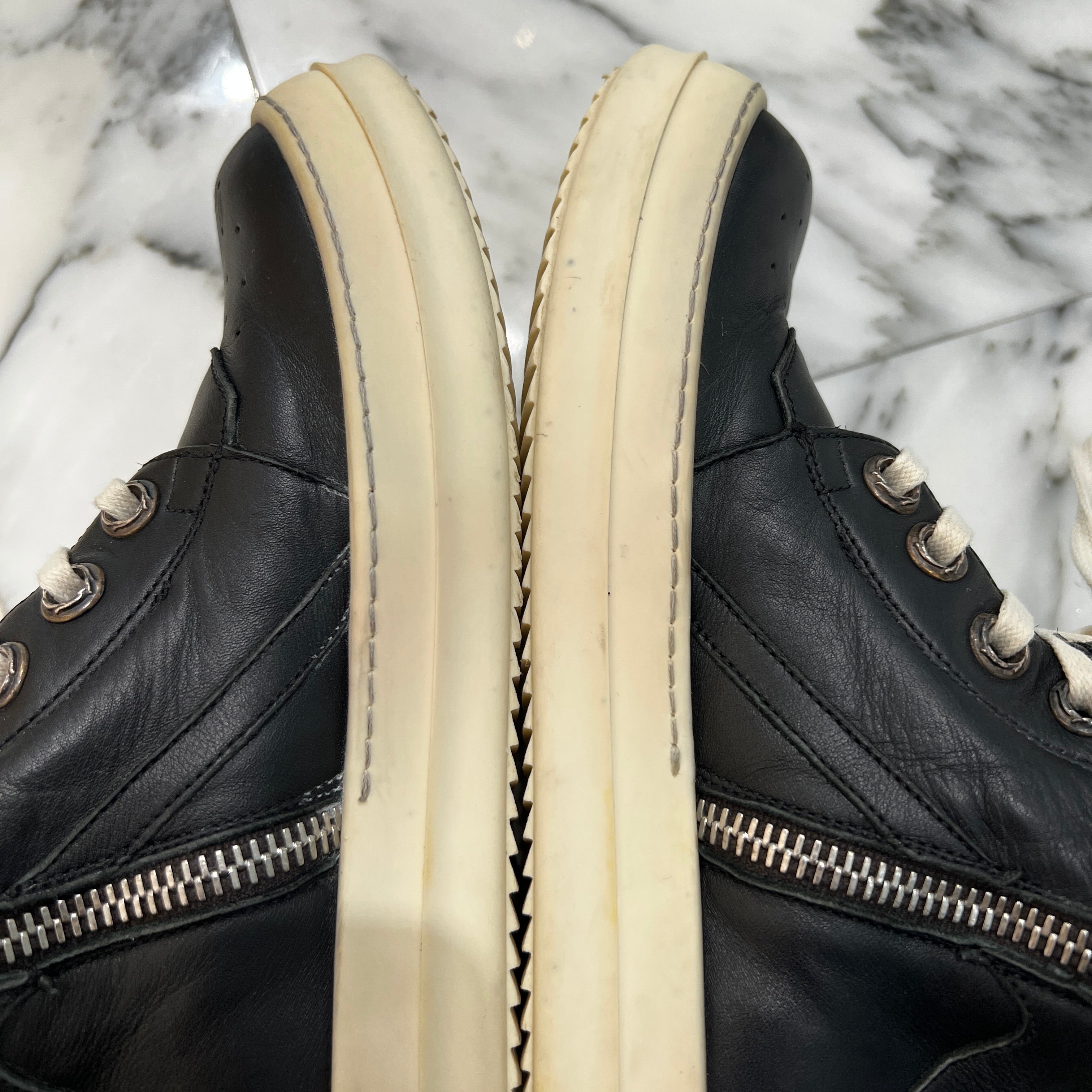 CHROME HEARTS × Rick Owens Geobasket Leather Sneakers Size 36 クロムハーツ×リックオーエンス ジオバスケット レザースニーカー サイズ36