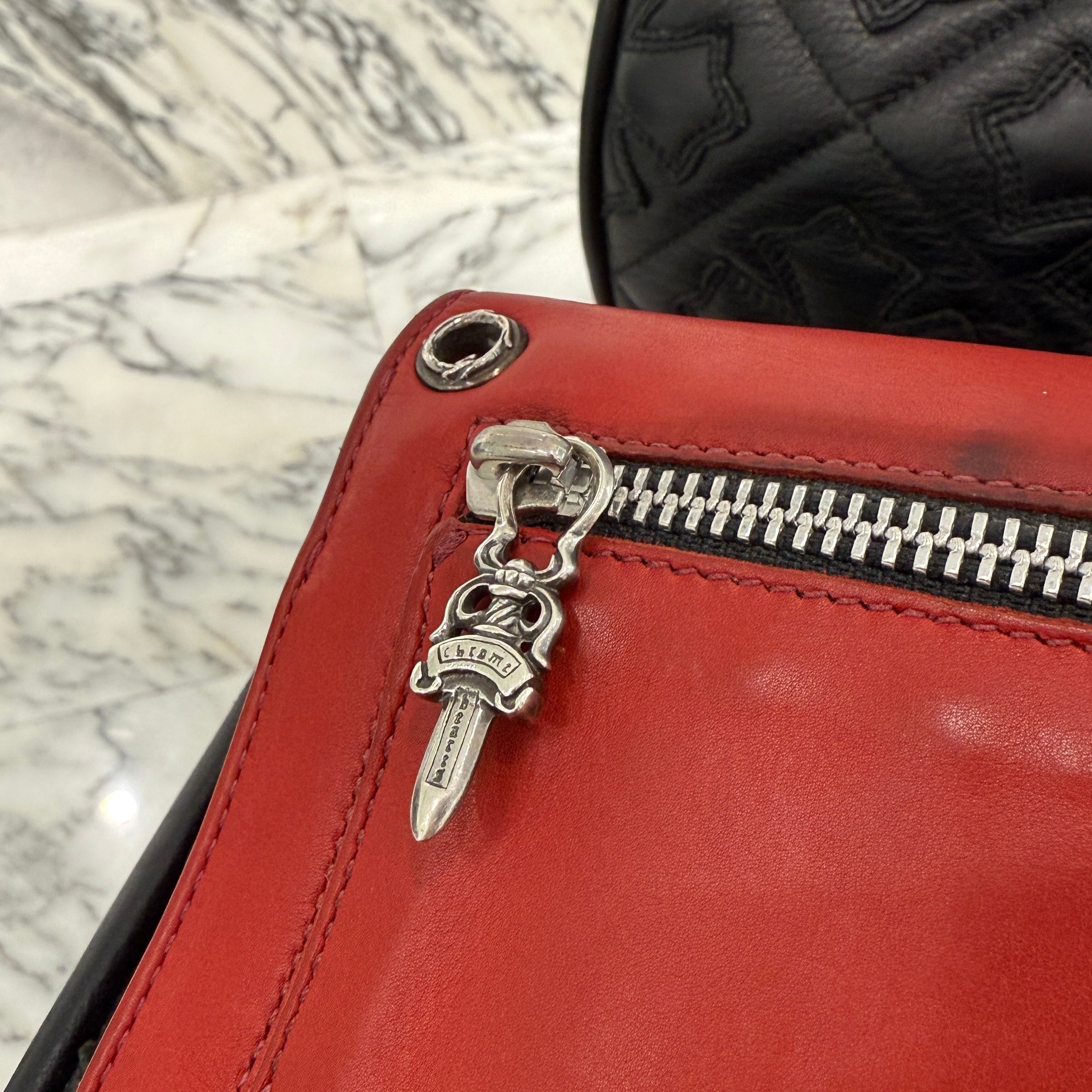 CHROME HEARTS Wave Cross Ball Wallet クロムハーツ ウェーブ クロス